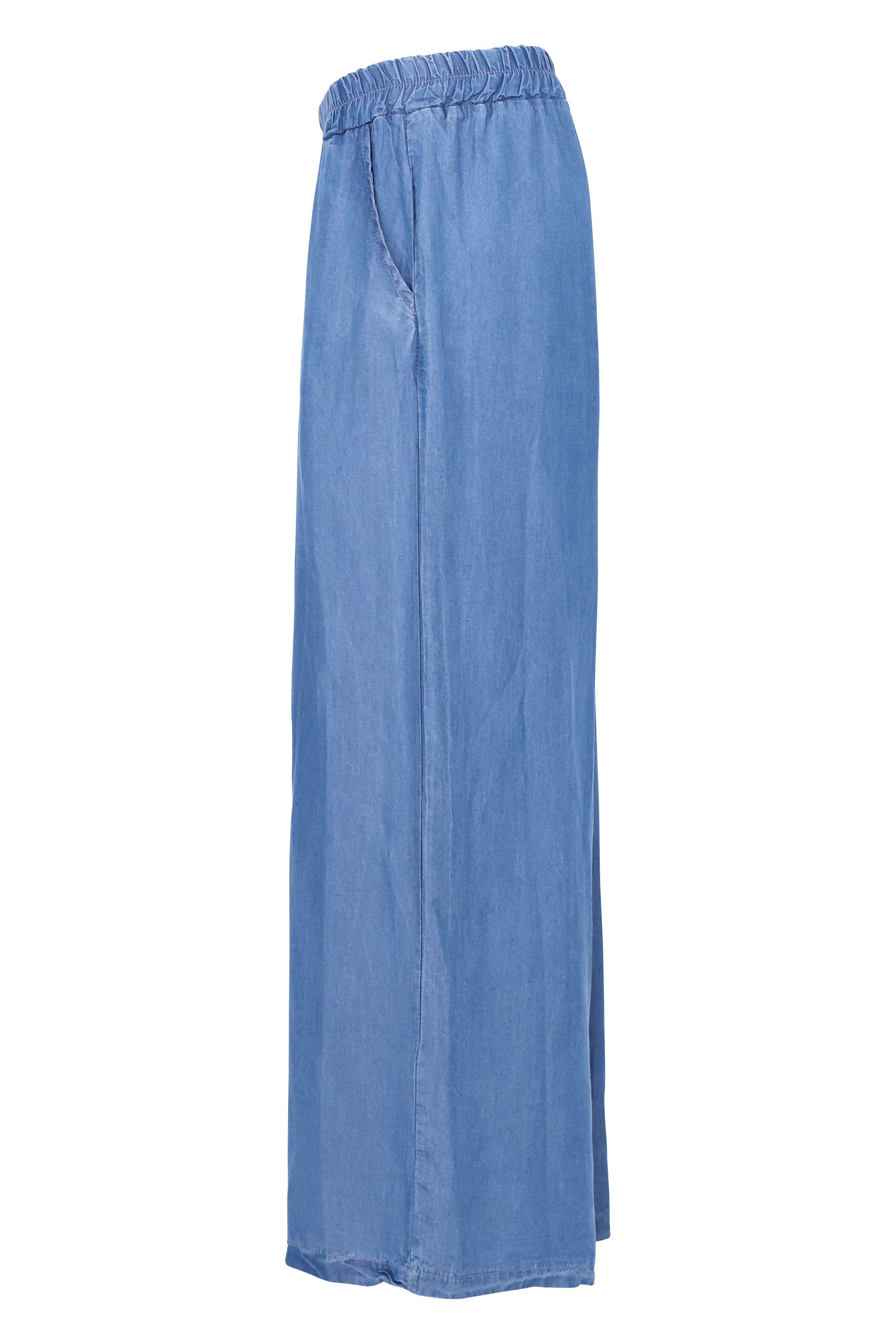 malito more than fashion Palazzohose Denimhose 2307 weich fließende Denimho günstig online kaufen