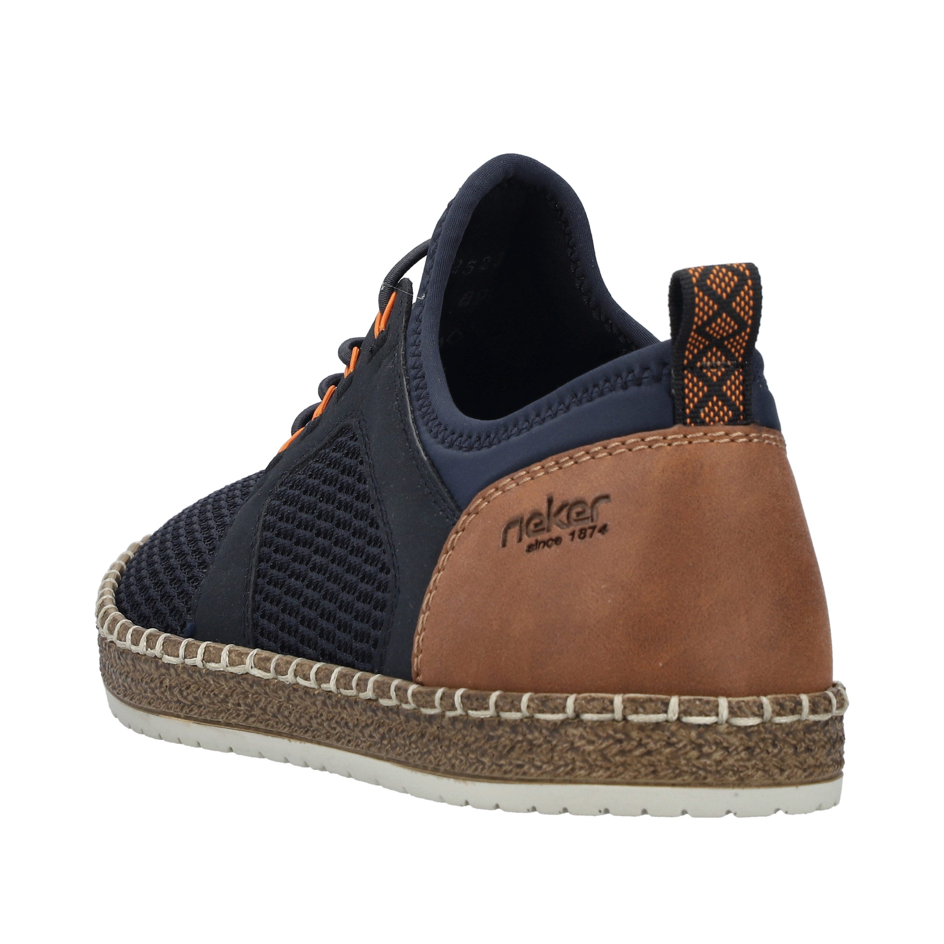 Rieker Slip-On Sneaker Schlupfschuh, Slipper, Freizeitschuh, elastischer Einstieg, Gummizug
