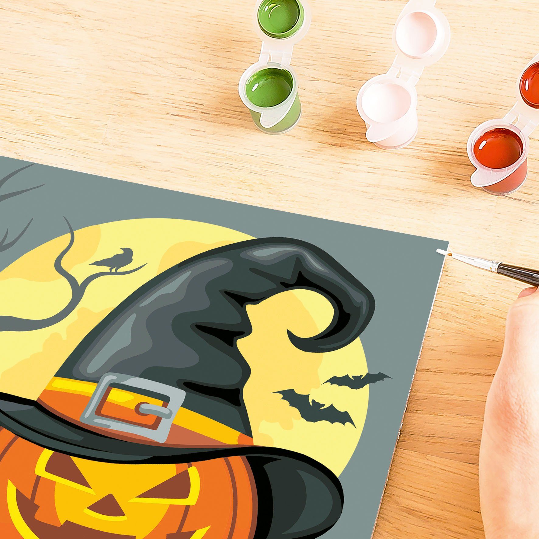 Ravensburger Malen nach Zahlen Happy Halloween, Made in Europe