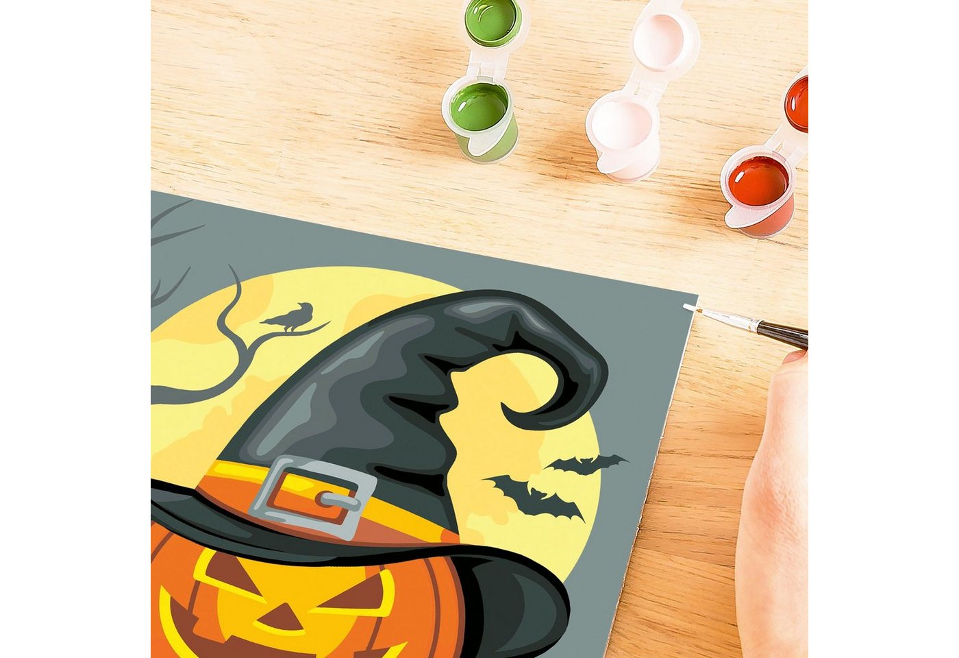 Thumbnail - Ravensburger Malen nach Zahlen Happy Halloween, Made in Europe