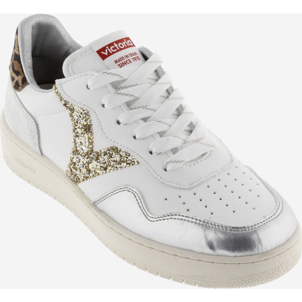 Victoria Madrid Metalizado & Animal Print Women Outdoorschuh Stilvolle Damenschuhe mit Glitter, Animal-Print und atmungsaktiver