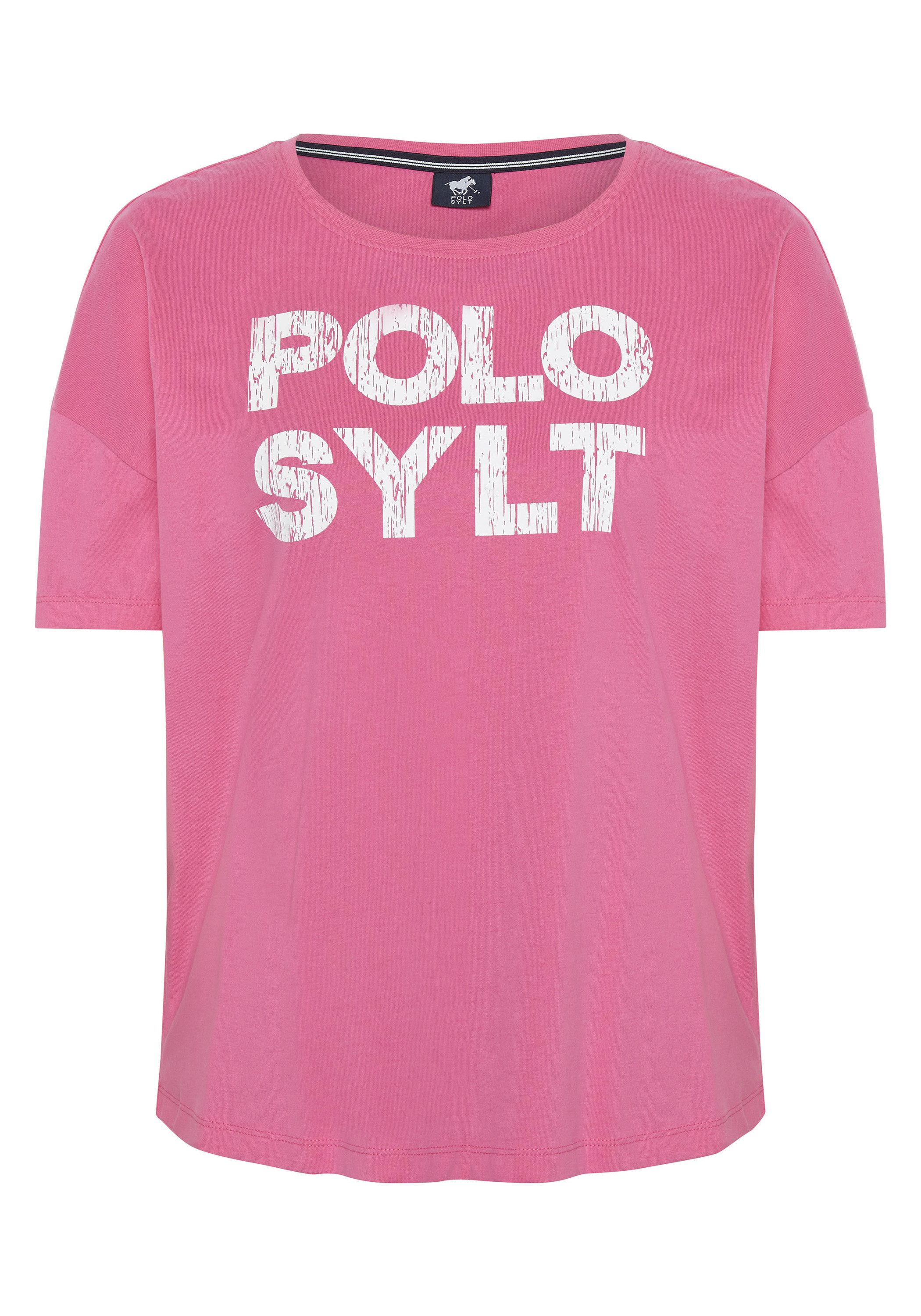Polo Sylt Print-Shirt mit Pigment-Print im günstig online kaufen