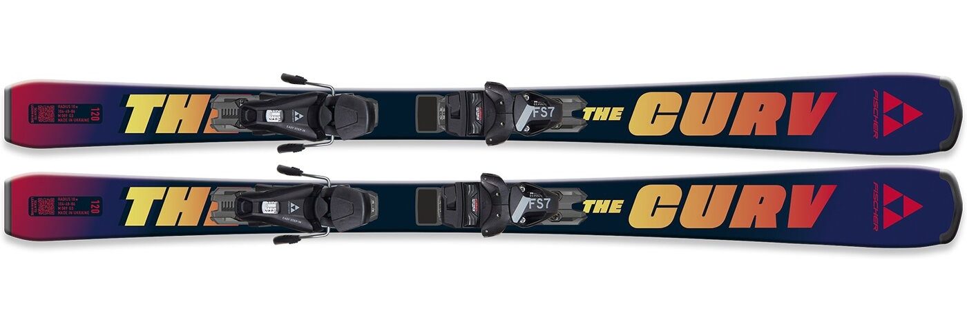Fischer Sports Rennski THE CURV JR (130-150) JRS + FS 7 CA -