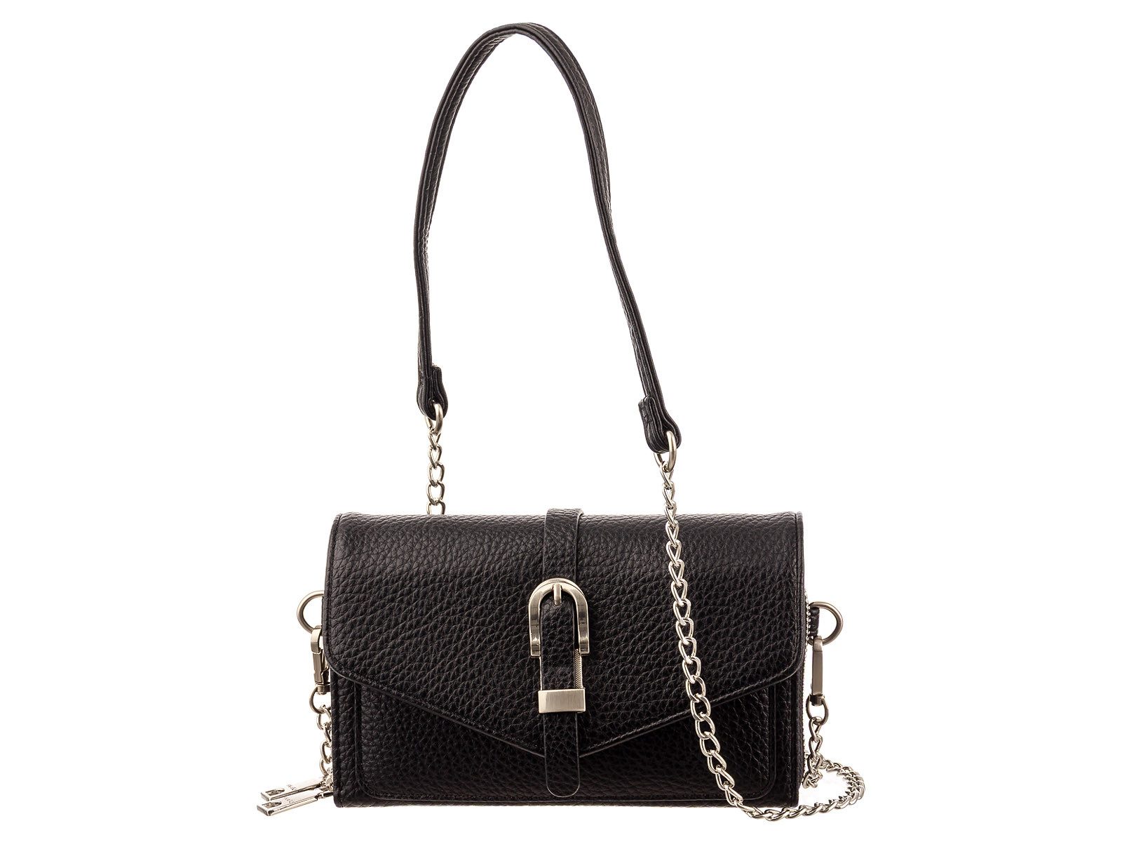Prato Handtasche S033-G Umhängetasche genarbtes PU Clutch (1-tlg)
