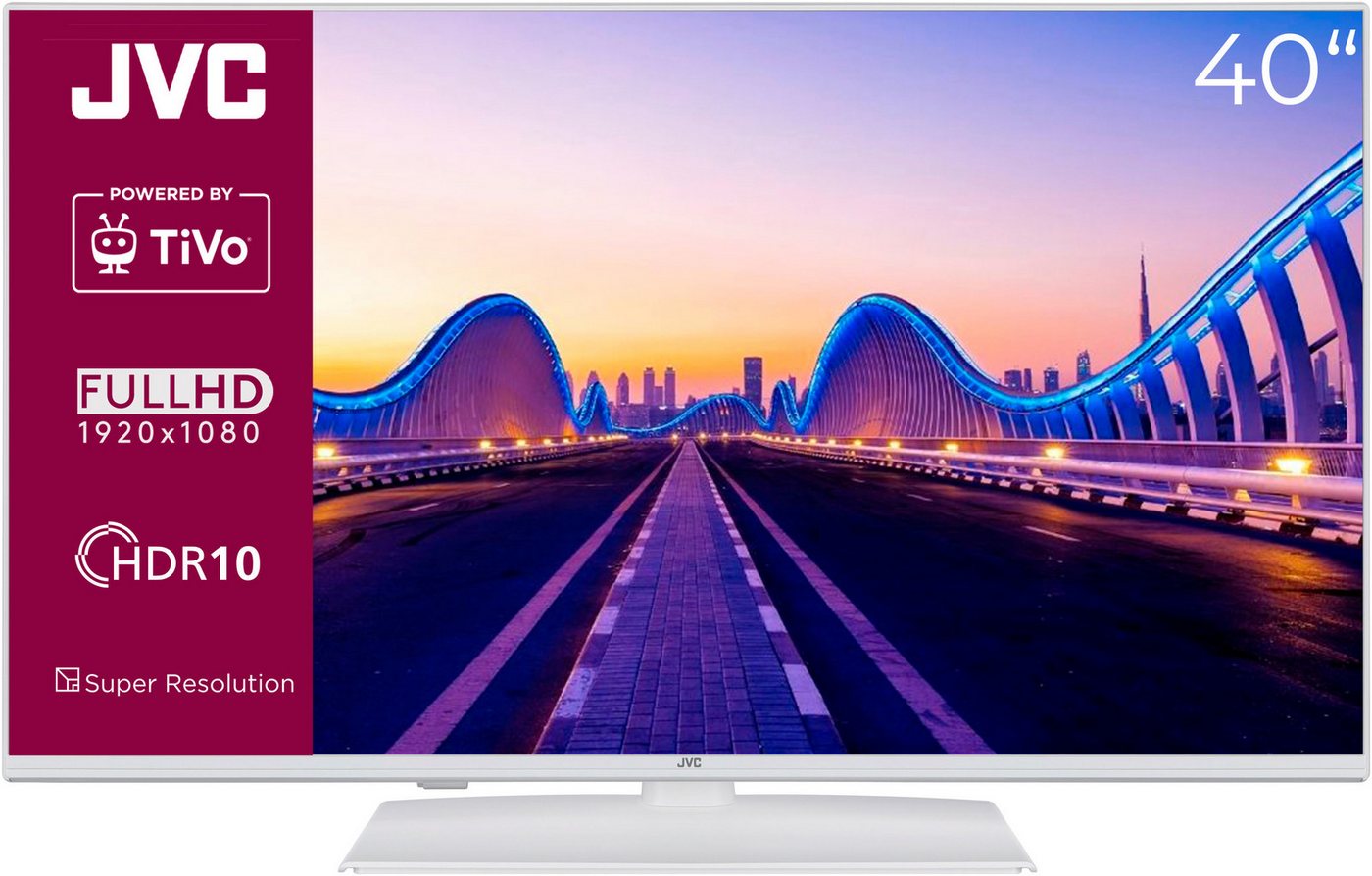 JVC LT-40VF5355W LED-Fernseher (100 cm/40 Zoll, Smart-TV) weiß ! RABATT: 13.83% JVC LT-40VF5355W LED-Fernseher (100 cm/40 Zoll, Smart-TV) weiß ! RABATT: 13.83%