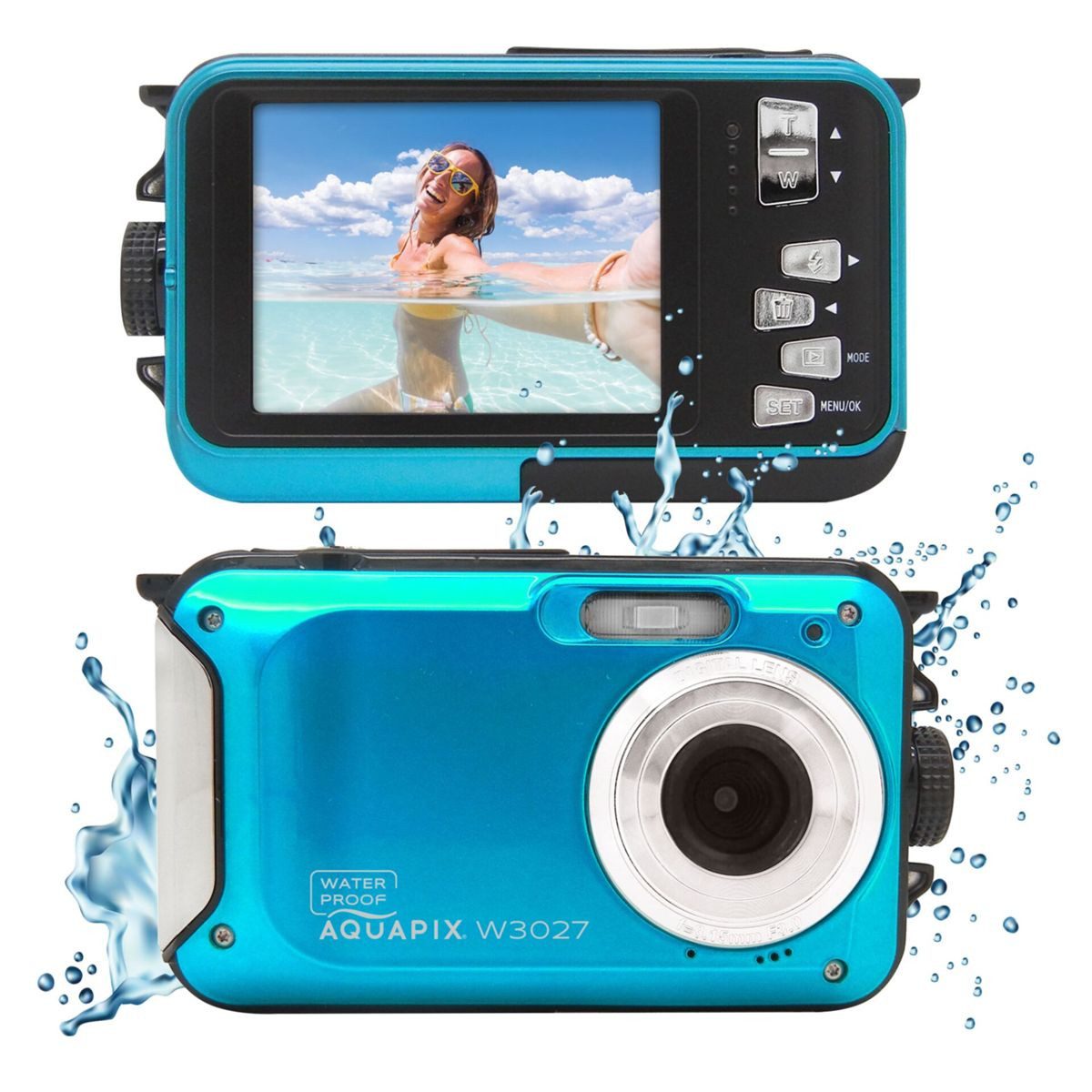 Easypix Aquapix W3027 Wave Iceblue Kompaktkamera