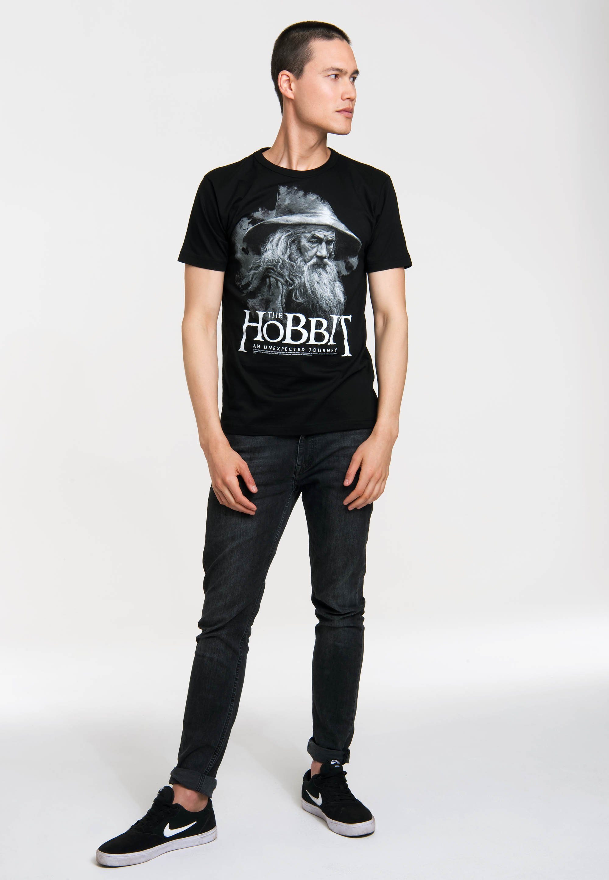 LOGOSHIRT Hobbit T-Shirt Siebdruck The großem mit