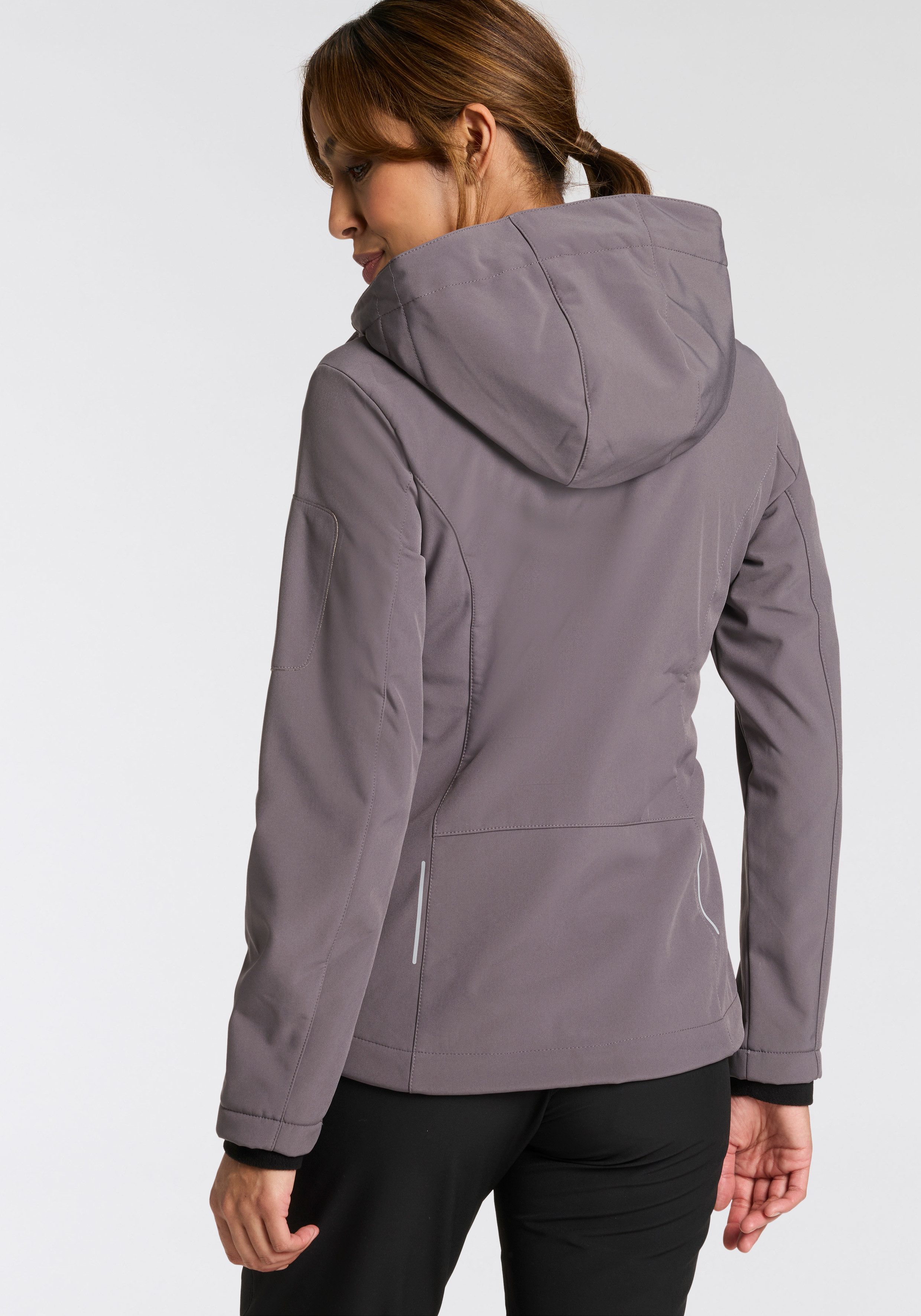 CMP Softshelljacke WOMAN JACKET ZIP HOOD (1-St) Wärmend & wind- & wasserabw günstig online kaufen