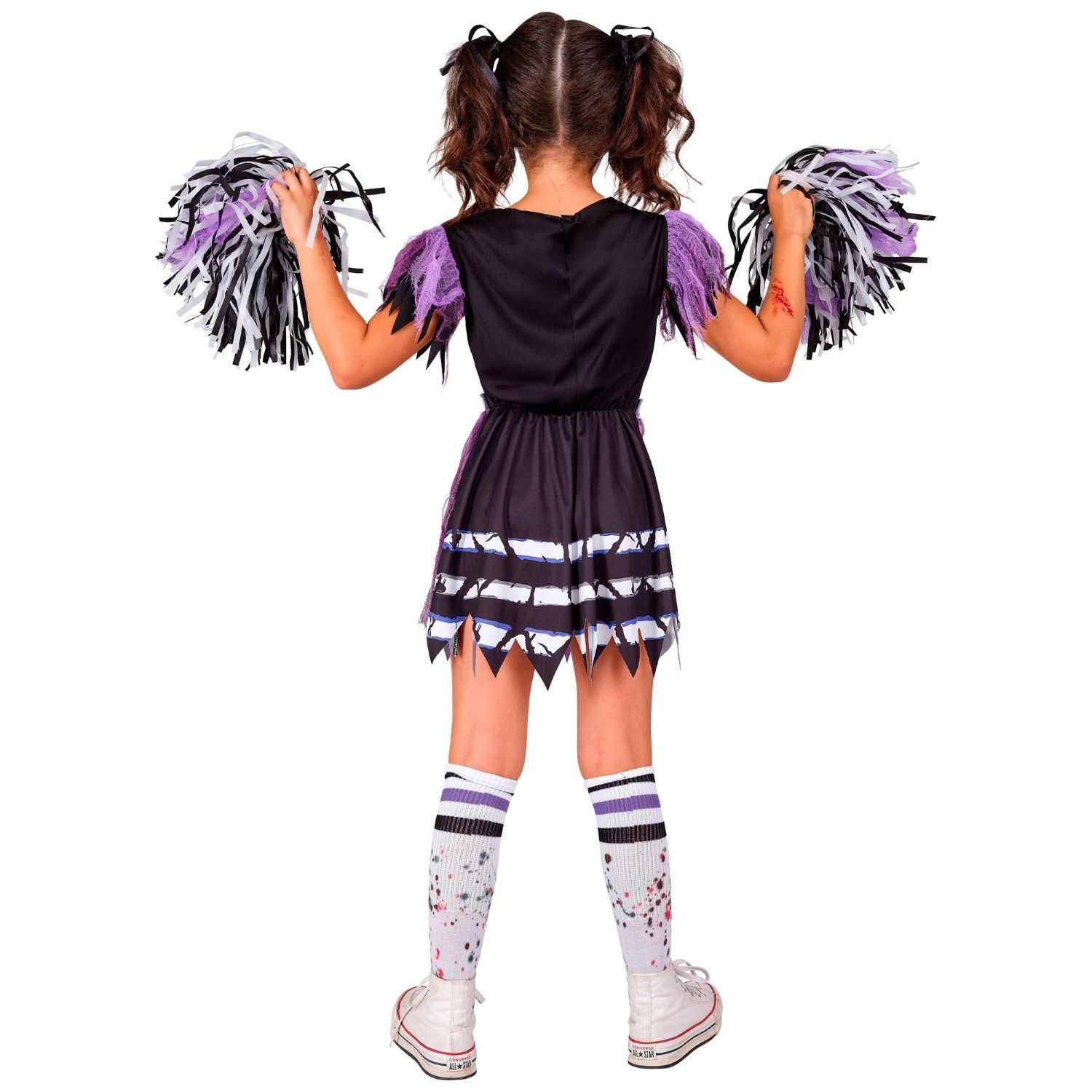 Widmann S.r.l. Zombie-Kostüm Kostüm 'Zombie Cheerleader' für Mädchen, Kleid, S