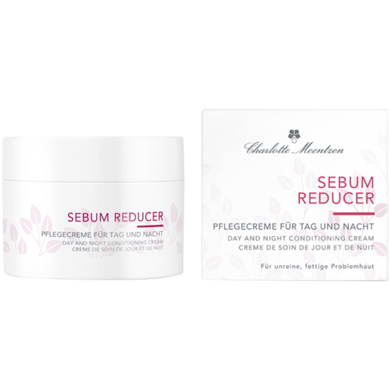 Charlotte Meentzen Tagescreme Sebum Reducer Pflegecreme für Tag und Nacht, Alle Hauttypen