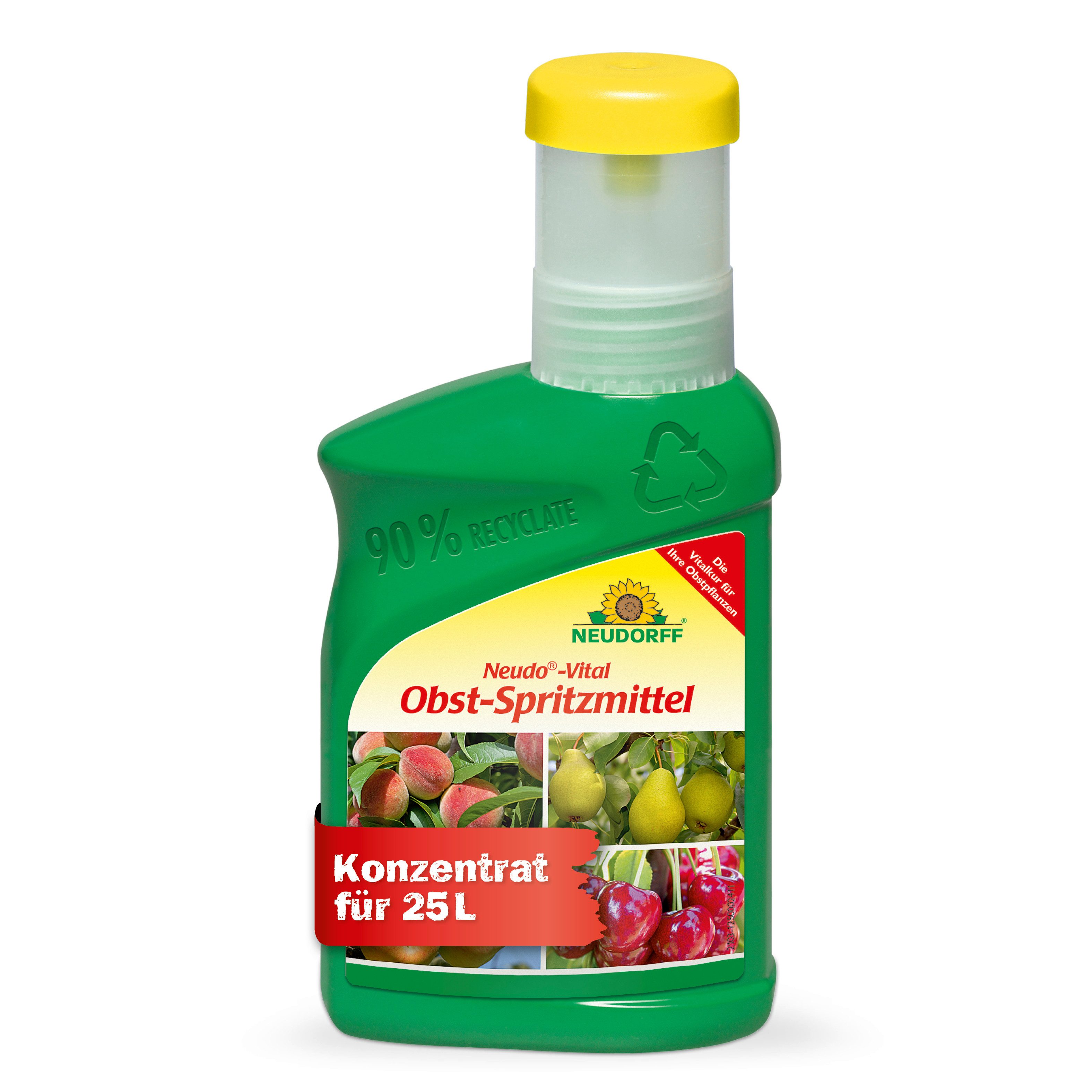 Neudorff Pflanzenstärkungsmittel Neudo-Vital Obst-Spritzmittel 250 ml, Obst-Spritzmittel zur Pflanzenstärkung, 10 ml Konzentrat pro Liter Wasser, Effekt wissenschaftlich belegt