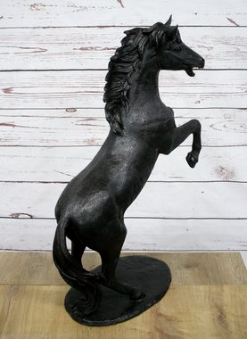 Bronzeskulpturen Skulptur Bronzefigur springendes Pferd