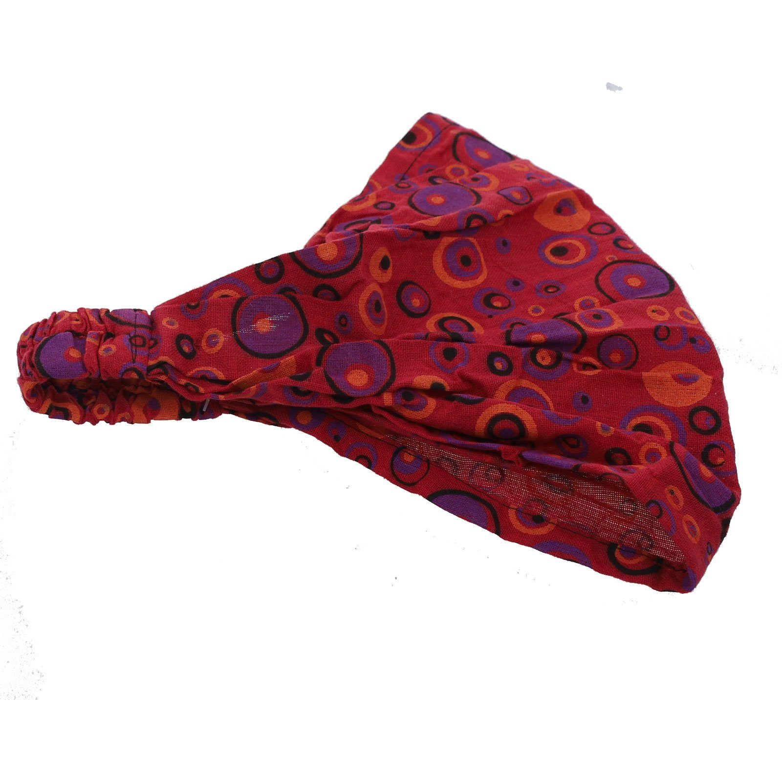 Yoga Stirnband MAGIE Kopfband KUNST Goa KUNST UND Rot Stirnband unisex hippie UND MAGIE