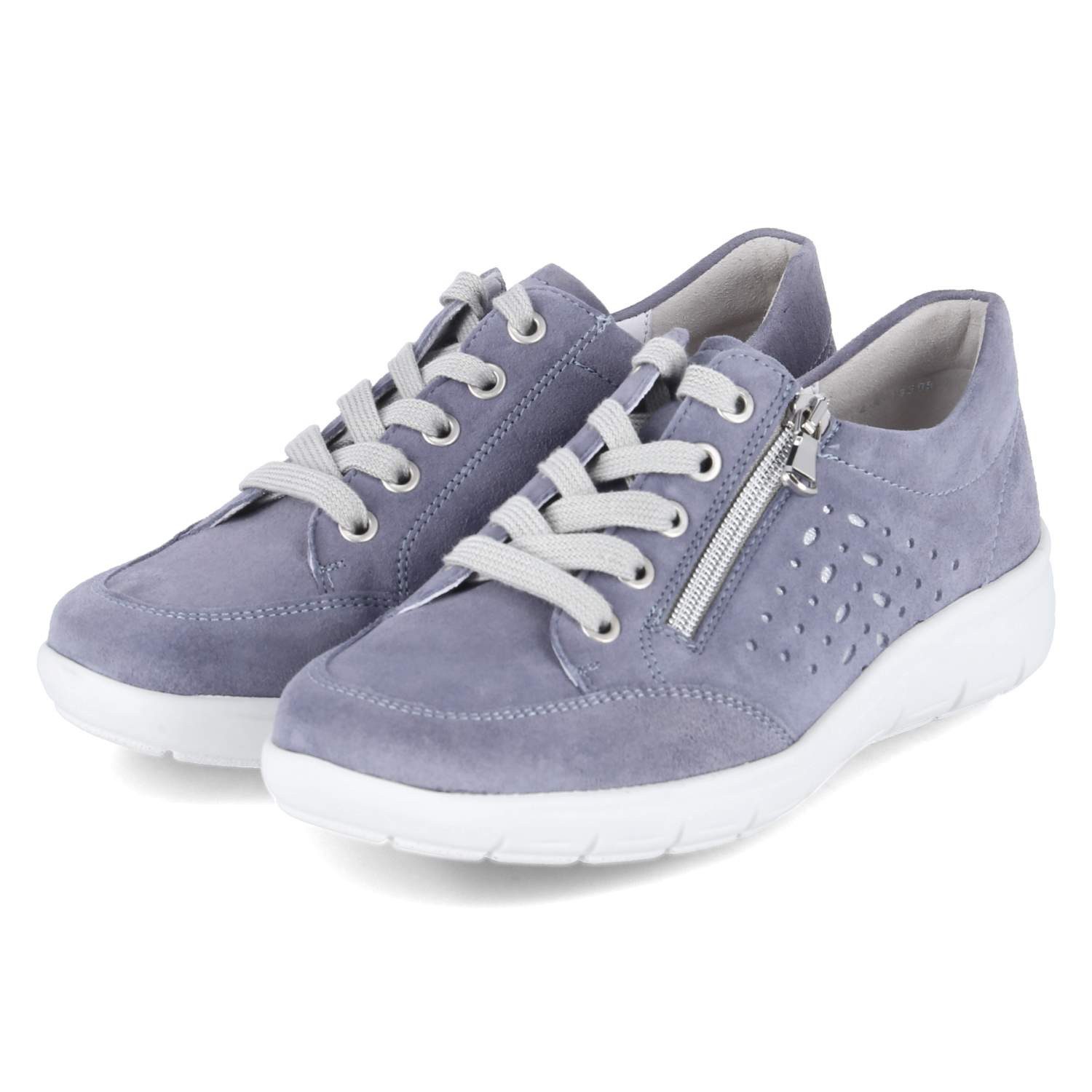Semler Semler G4165471/988 SP Damen Rauleder silber Sneaker