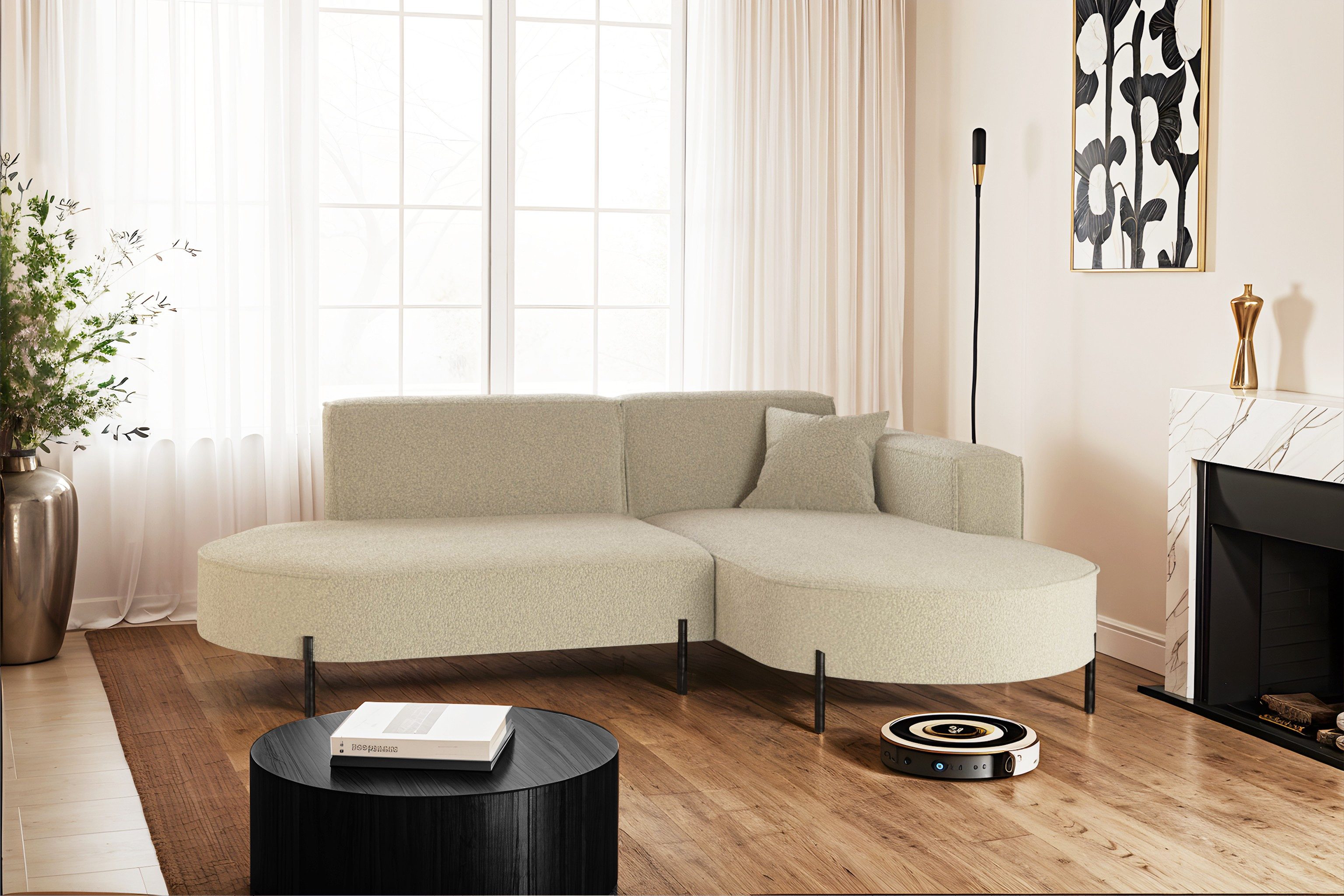 Kaiser Möbel Ecksofa Sofa L-Form Designer günstig online kaufen