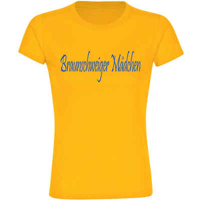 multifanshop T-Shirt Kinder Braunschweig - Braunschweiger Mädchen - Boy Girl