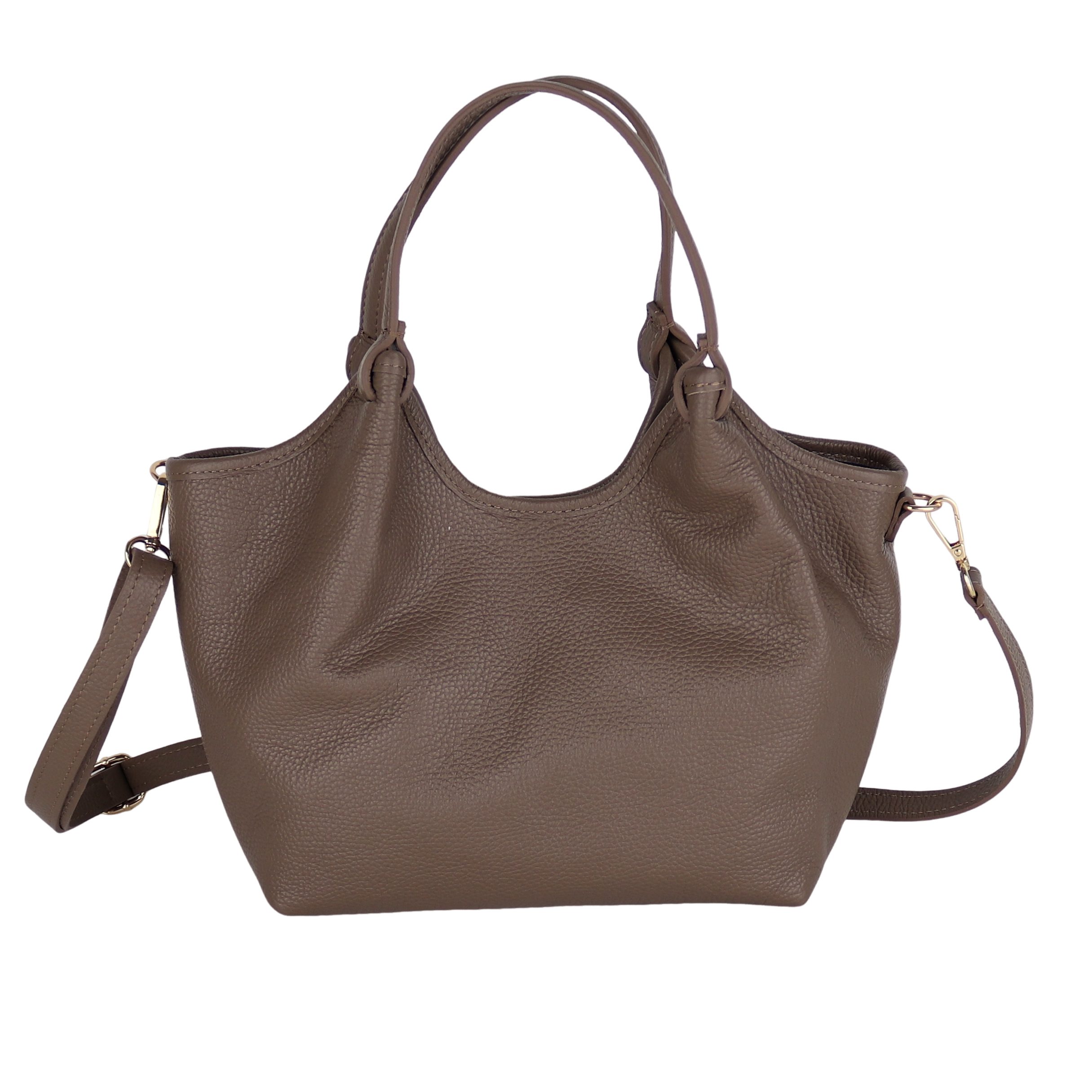 Umhängetasche Damen Crossbody Bag, Echtleder Made In Italy