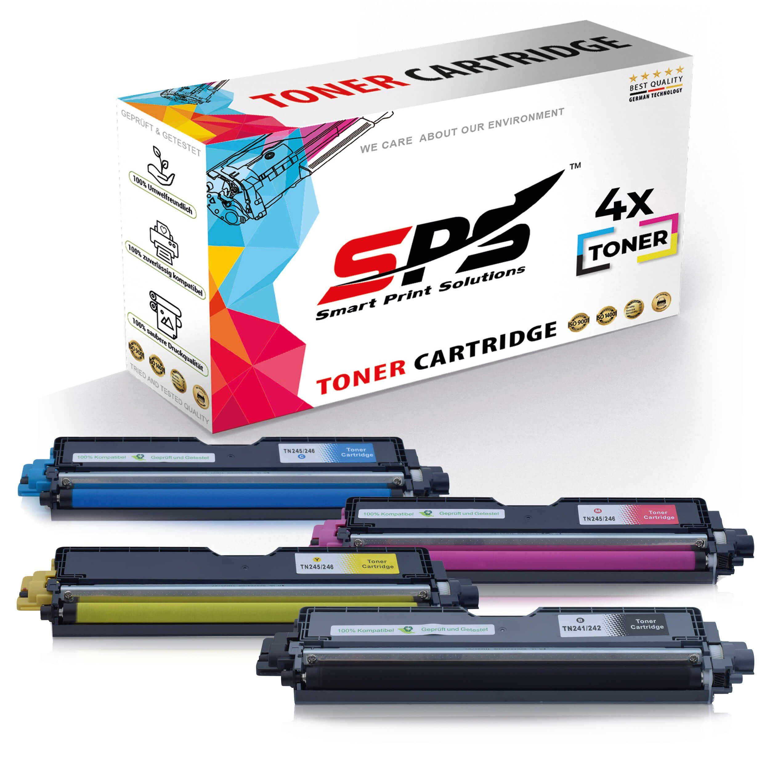 SPS Tonerkartusche 4er Set Kompatibel für Brother MFC-9340CDW Toners TN-242, TN-246 BCYM, (4er Pack)