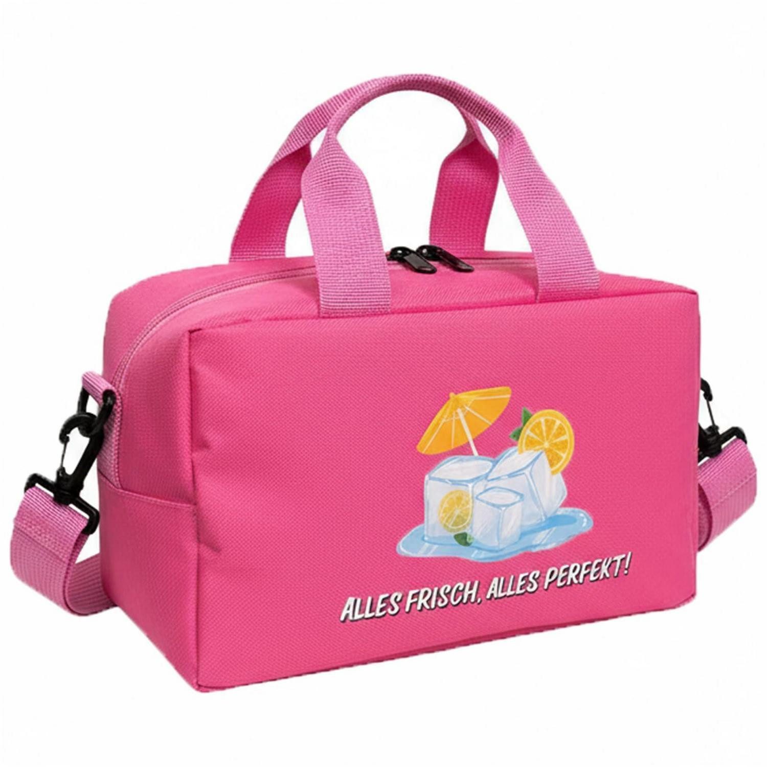 LuxusKollektion Kühltasche Kühltasche Lunch Gefrierbar Medikamente Kosmetik Snacks Rosa