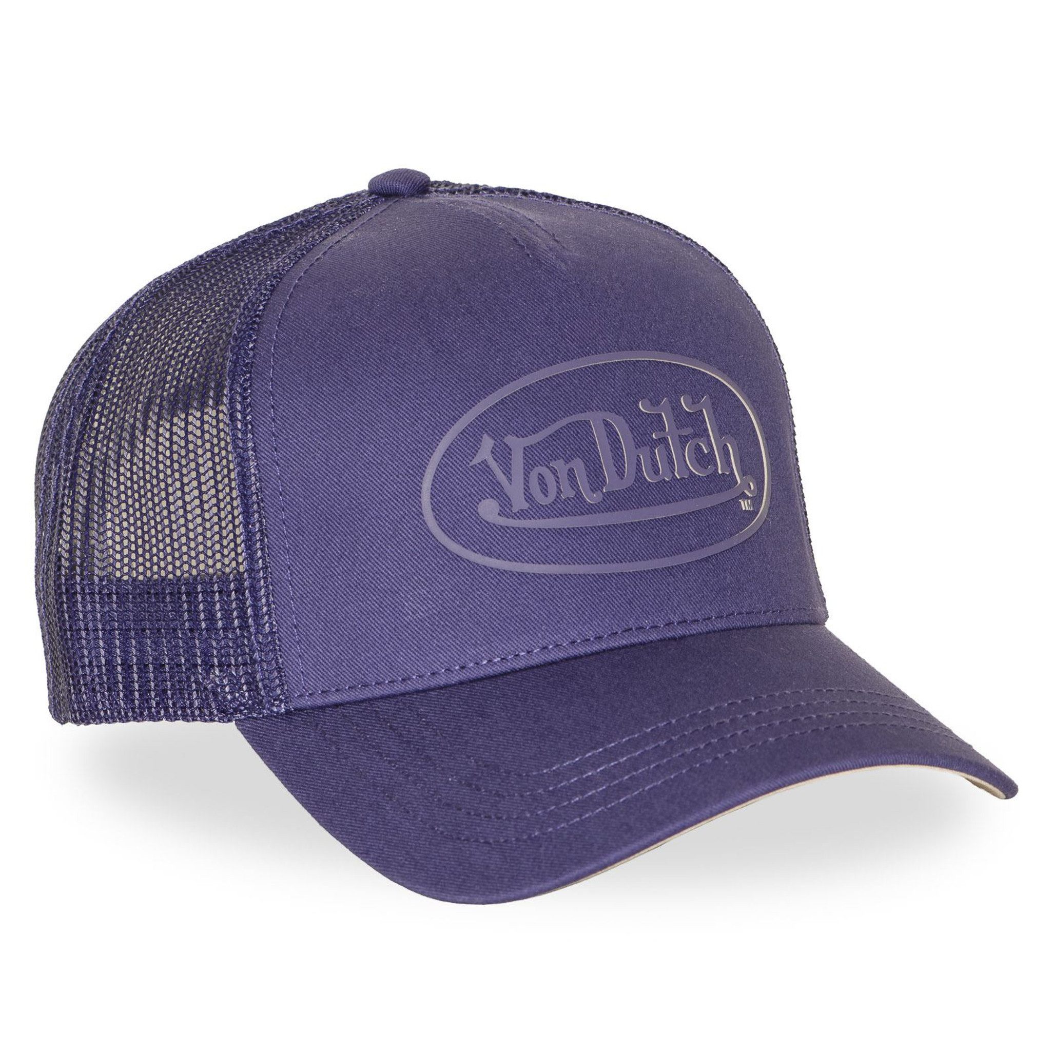 Von Dutch Trucker Cap Von Dutch Originals Trucker Cap - CALIFORNIA Twill Rubber T/T (Basecap, Basecap, Meshcap, Trucker Kappe)