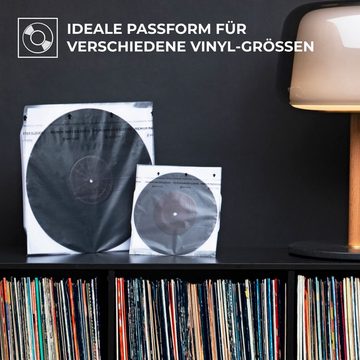 Big Fudge LP-Schutzhülle Hochwertige 7" Vinyl LP Innenhüllen - 50er Pack, Premium 7" Vinyl LP Inner Sleeves - 50 Pack