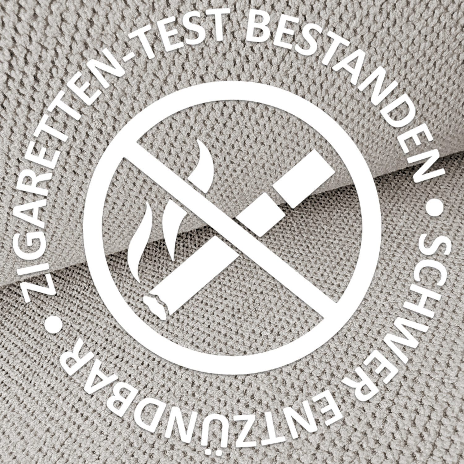 novely® Stoff CURTIS Polsterstoff Möbelstoff Wabenstruktur, Wasserabweisend, uv-beständig, lichtecht, Meterware, 1lfm