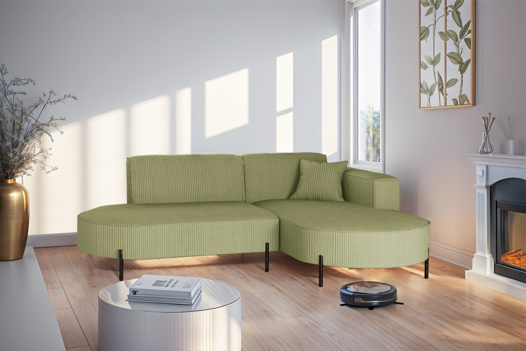 Ecksofa Sofa VALENCIA XS in Stoff Scala