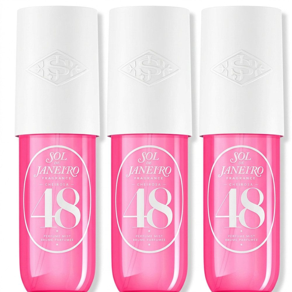 Sol de Janeiro Körperspray Sol de Janeiro Brazilian Crush Cheirosa 48 3er Set, 1-tlg., Praktisches 3er Set für Vorrat und mehrfachen Gebrauch