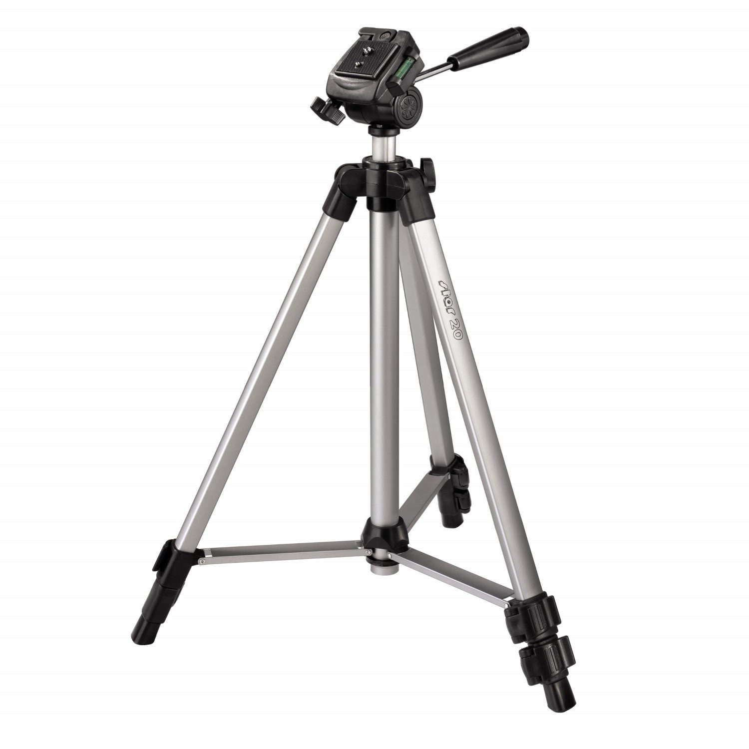 Hama Dreibein-Stativ Star 20 125cm 3D 3-Wege-Kopf Kamerastativ (Kamera-Stativ Foto-Stativ mit 1/4" Halterung)