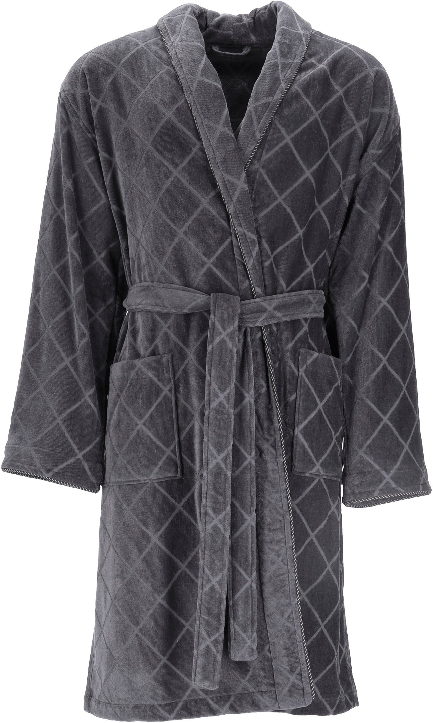 Vossen Herrenbademantel Barron, ideal für Sauna & Spa, Hotelbademantel, Mor günstig online kaufen