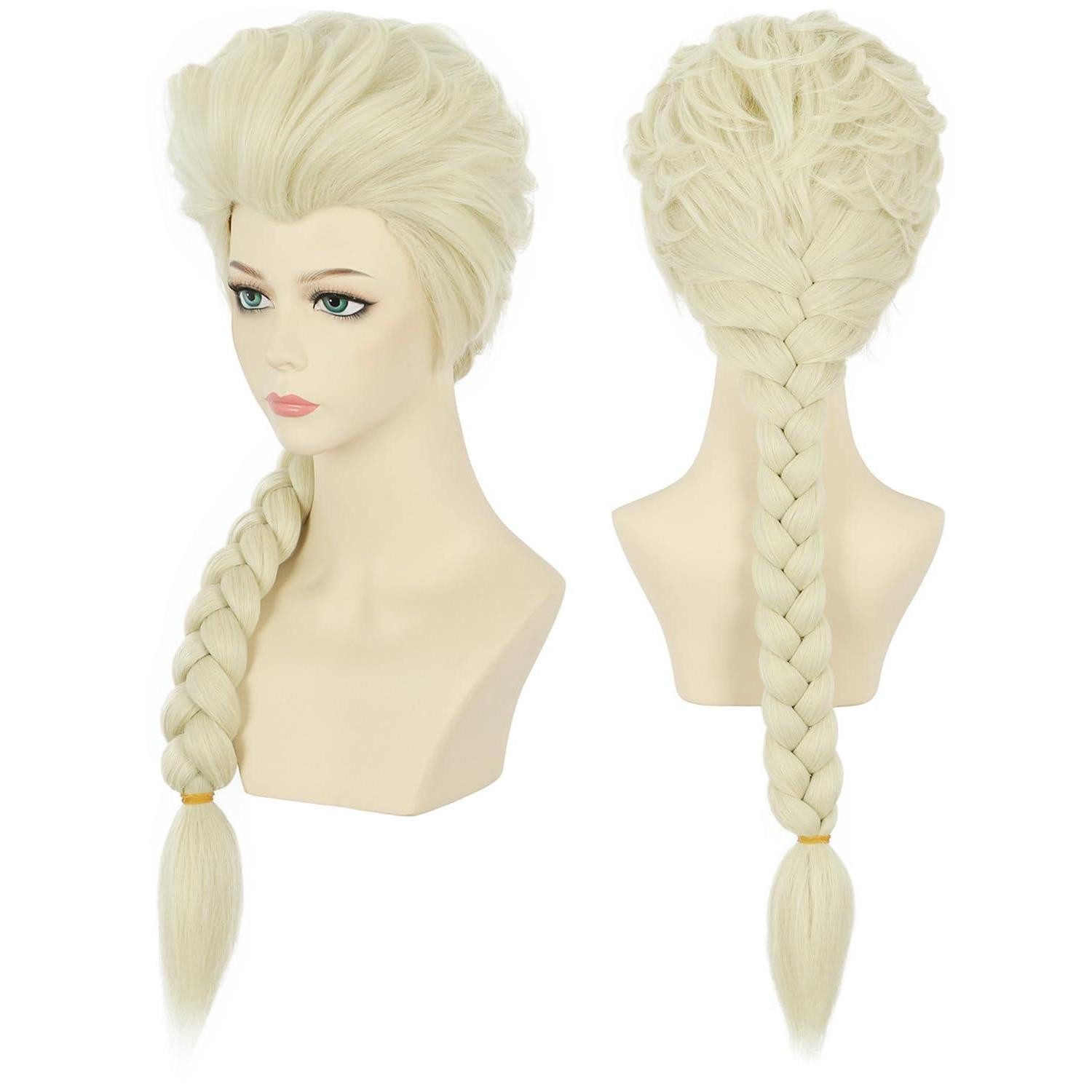 Kostüm-Perücke Perücke Damen Geflochten Halloween Kostüm Cosplay Party Blond
