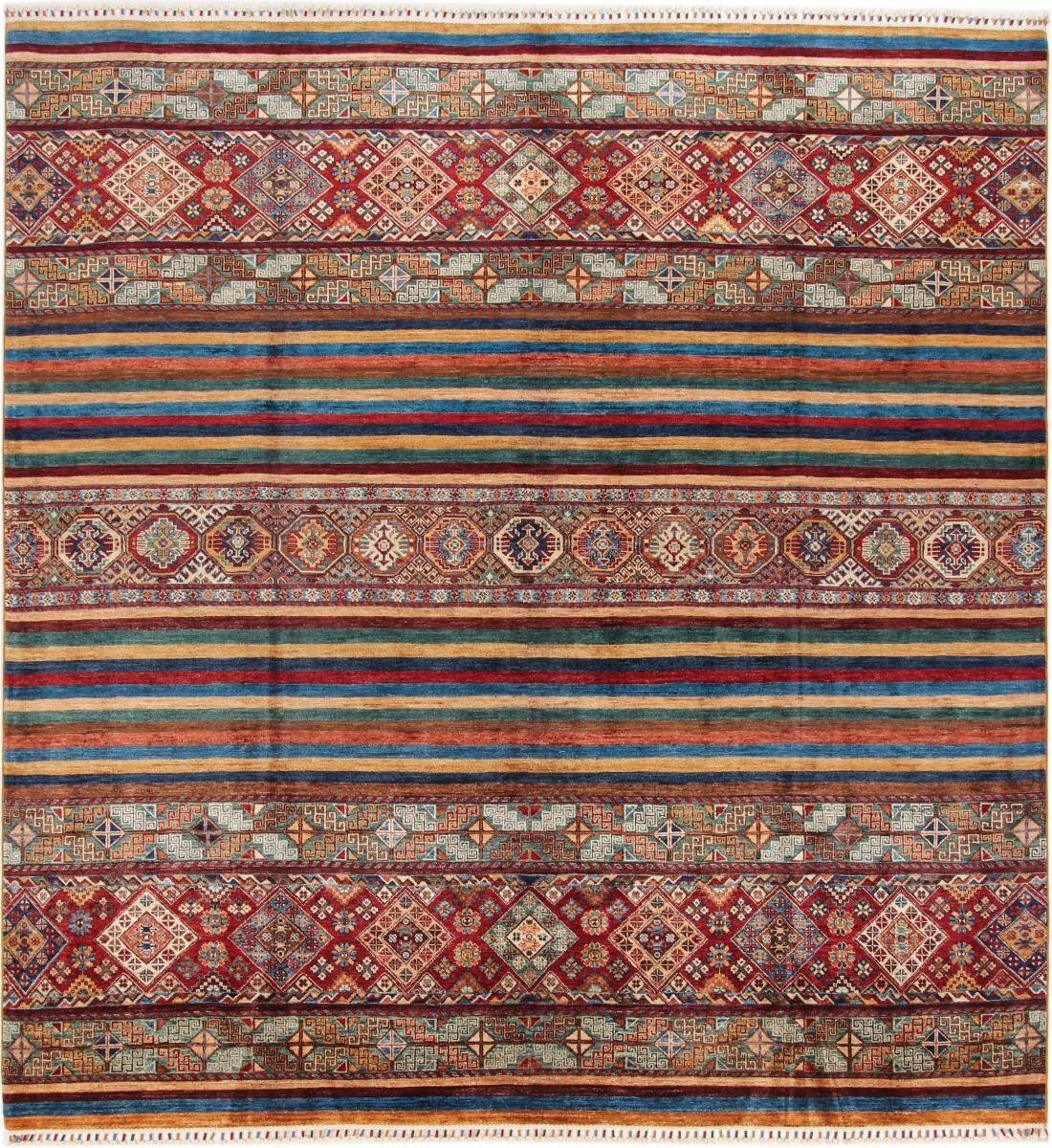 Orientteppich Arijana Shaal 254x267 Handgeknüpfter Orientteppich Quadratisch, Nain Trading, rechteckig, Höhe: 5 mm