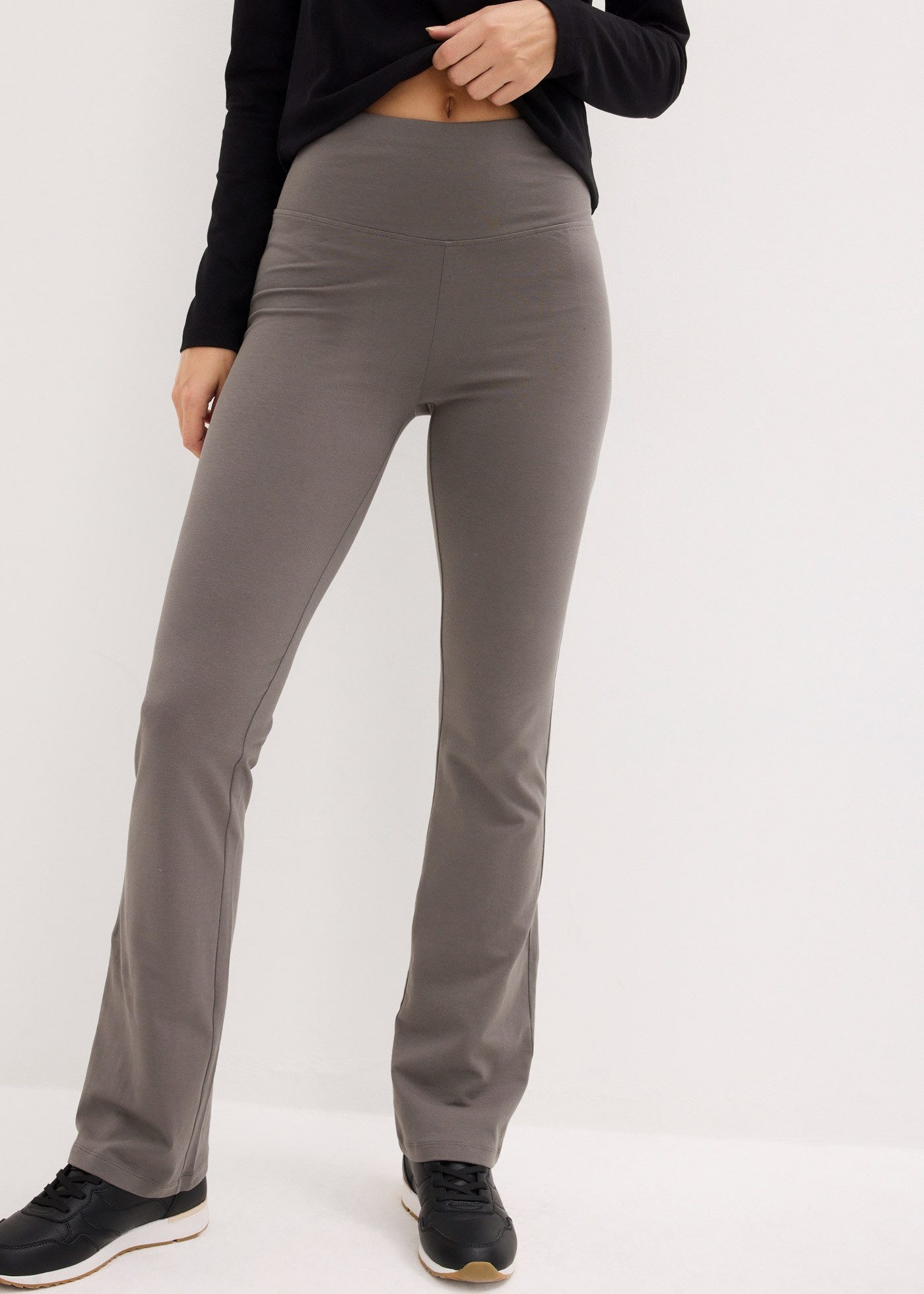 bonprix Leggings Baumwoll-Leggings, Flared Leg günstig online kaufen