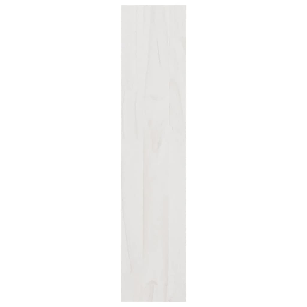 Weiß Bücherregal/Raumteiler Kiefer cm Massivholz Bücherregal 100x30x135,5 furnicato