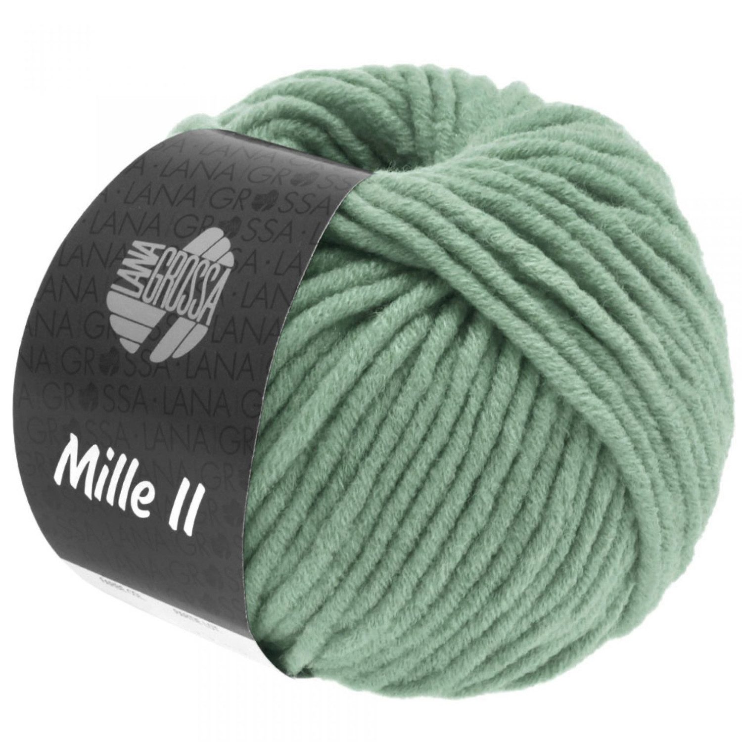 LANA GROSSA MILLE II Häkelwolle, 55 m (strapazierfähiges Mischgarn mit Merinowolle), 50 g