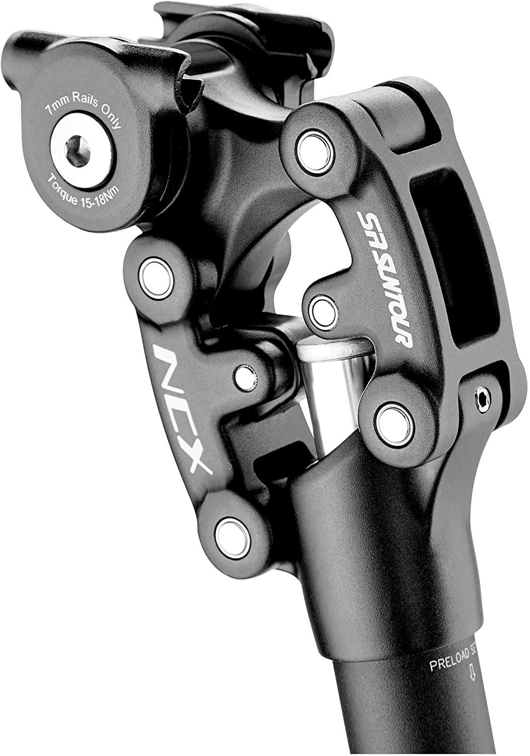 SR Suntour Sattelstütze Suntour SP12-NCX Federsattelstütze mit Neopren (65kg-95), 400mm