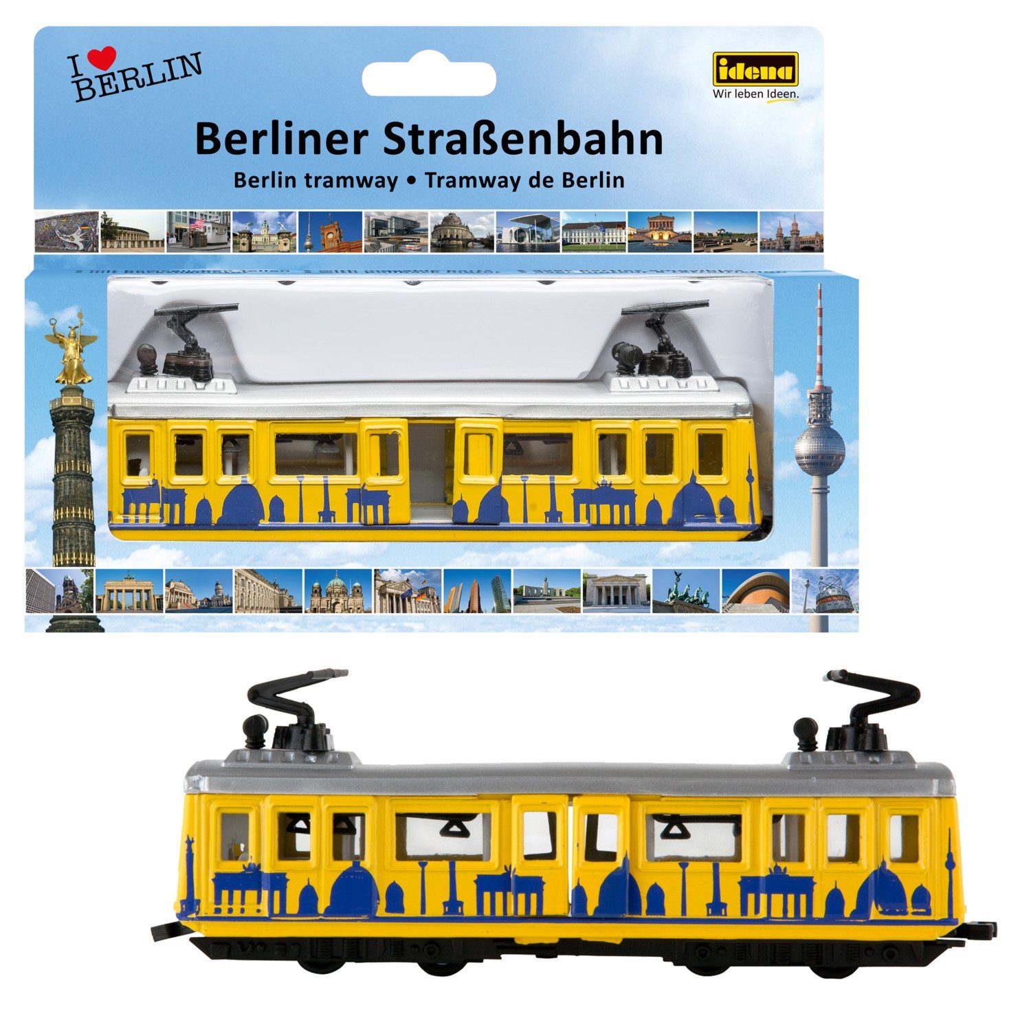 Idena Spielzeug-Straßenbahn Idena 4259526 - Modell Berliner Straßenbahn, mi günstig online kaufen