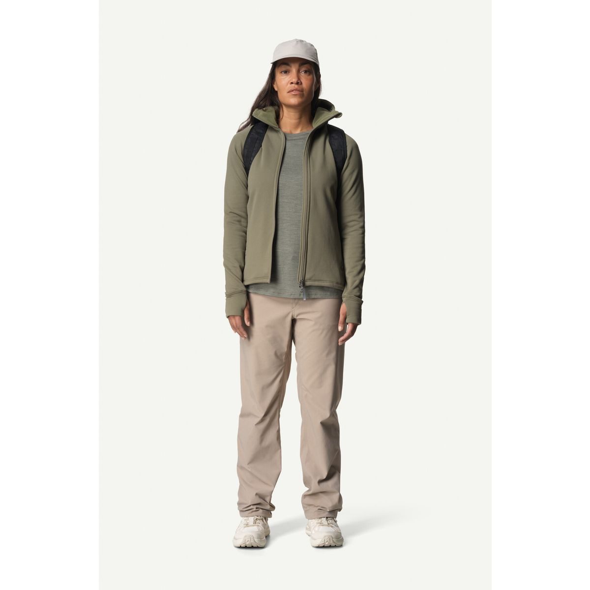 Houdini Fleecejacke W's Power Houdi Vielseitige Fleecejacke für Damen, ideal für Outdoor-Aktivitäten und
