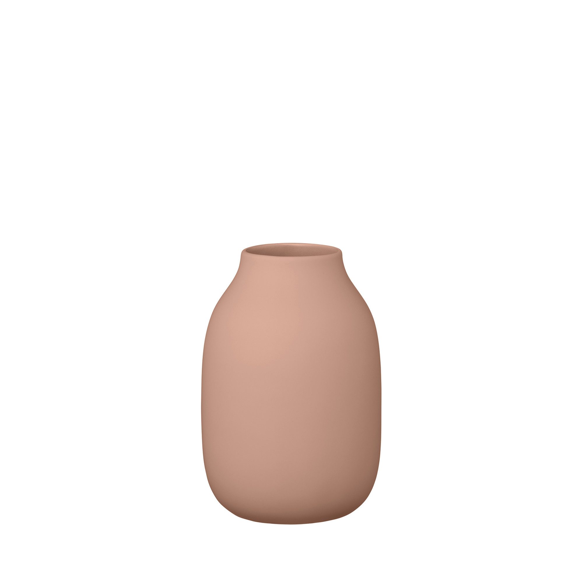 blomus Dekovase -COLORA- Vase: Handgefertigte Eleganz mit matter Oberfläche, Handgefertigt, Keramik & Porzellan, Matt, Schutznoppen, Zeitloses Design
