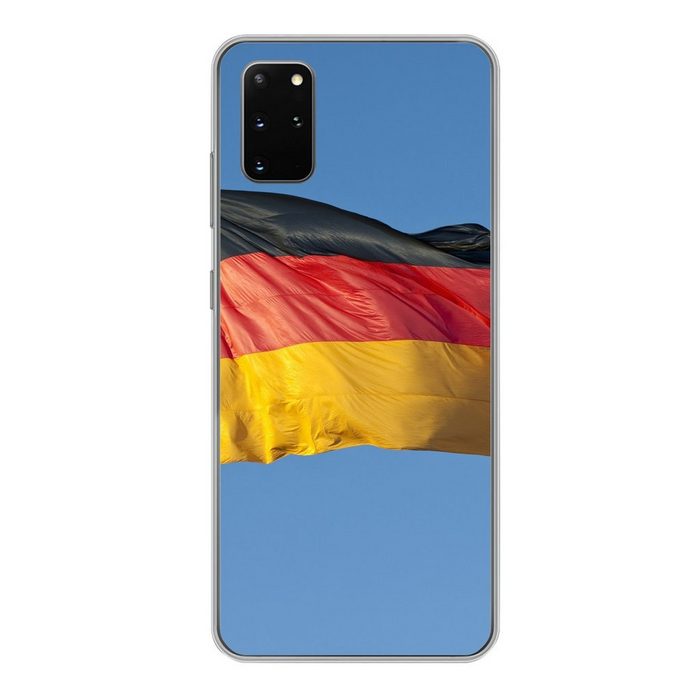 MuchoWow Handyhülle Foto der deutschen Flagge Phone Case Handyhülle Samsung Galaxy S20 Plus Silikon Schutzhülle
