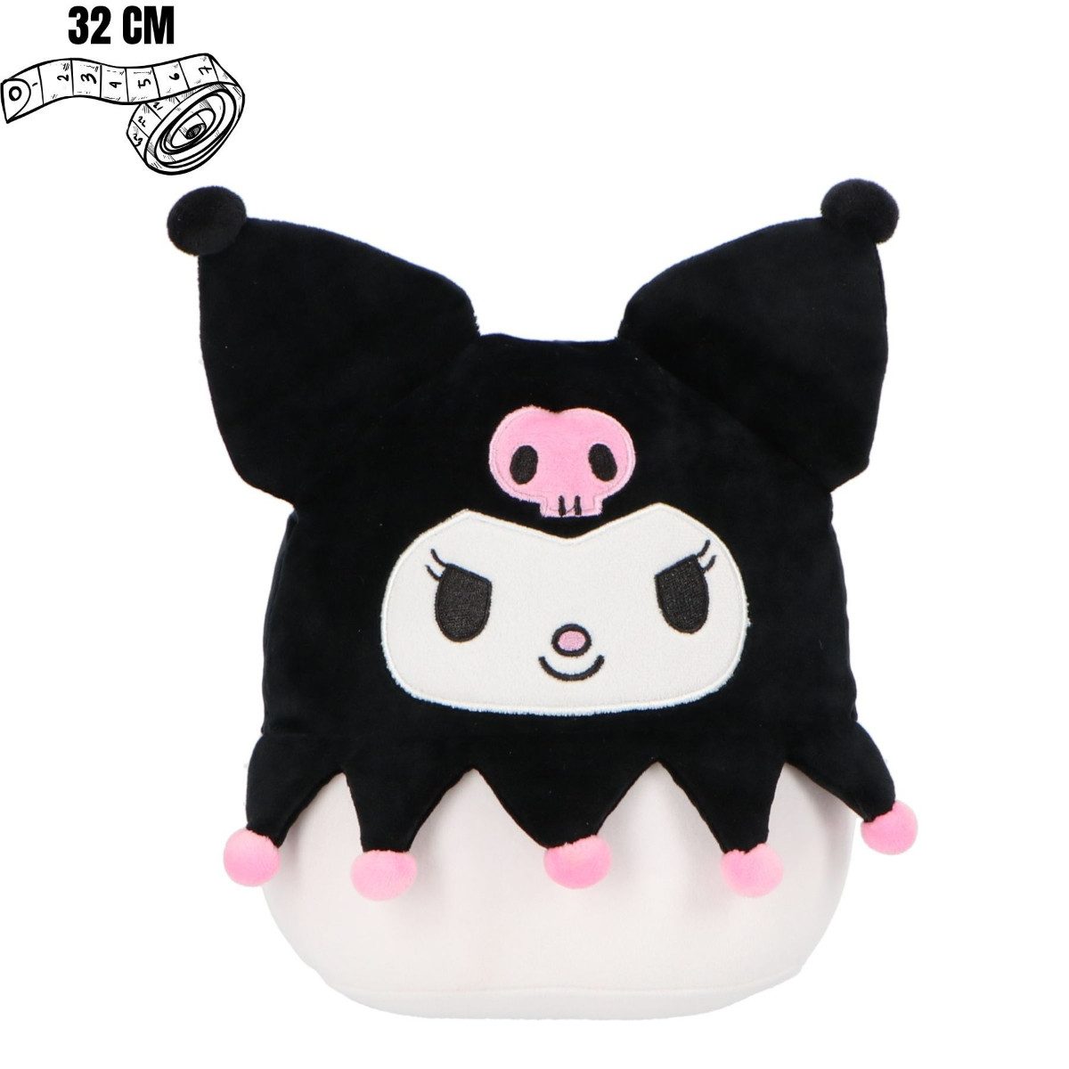 Textiel Trade B.V. Plüschfigur Kuromi 32 cm süßes Squishy Soft Toy zum Drüc günstig online kaufen