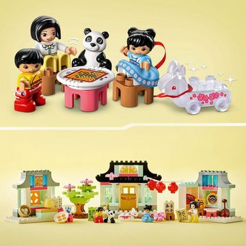 LEGO® Konstruktionsspielsteine Lerne etwas über die chinesische Kultur (10411), LEGO® DUPLO Town, (124 St), Made in Europe