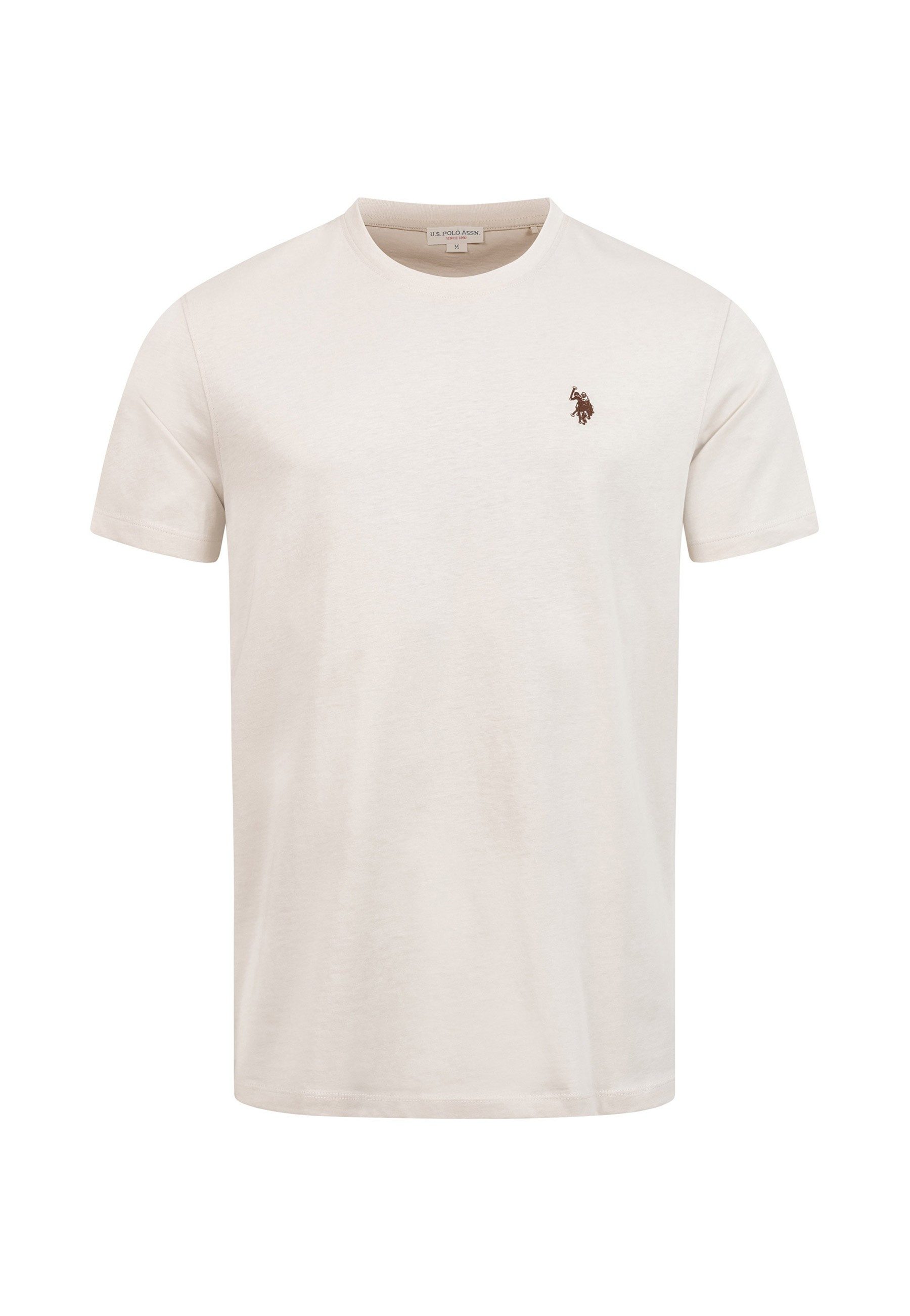 T-Shirt USCaaleb – Herren Basic mit Rundhalsausschnitt