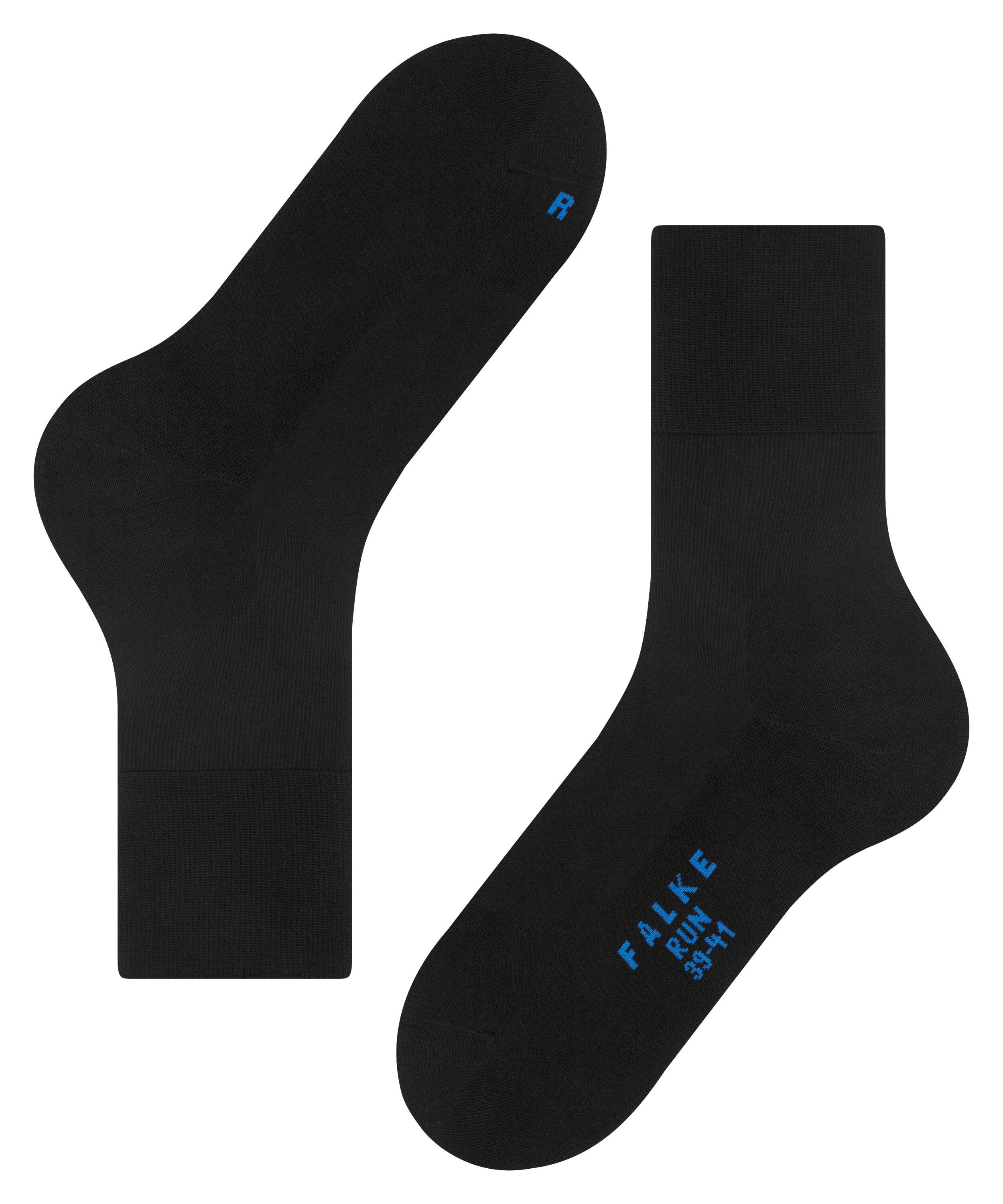 black FALKE Socken (3000) Run (1-Paar)