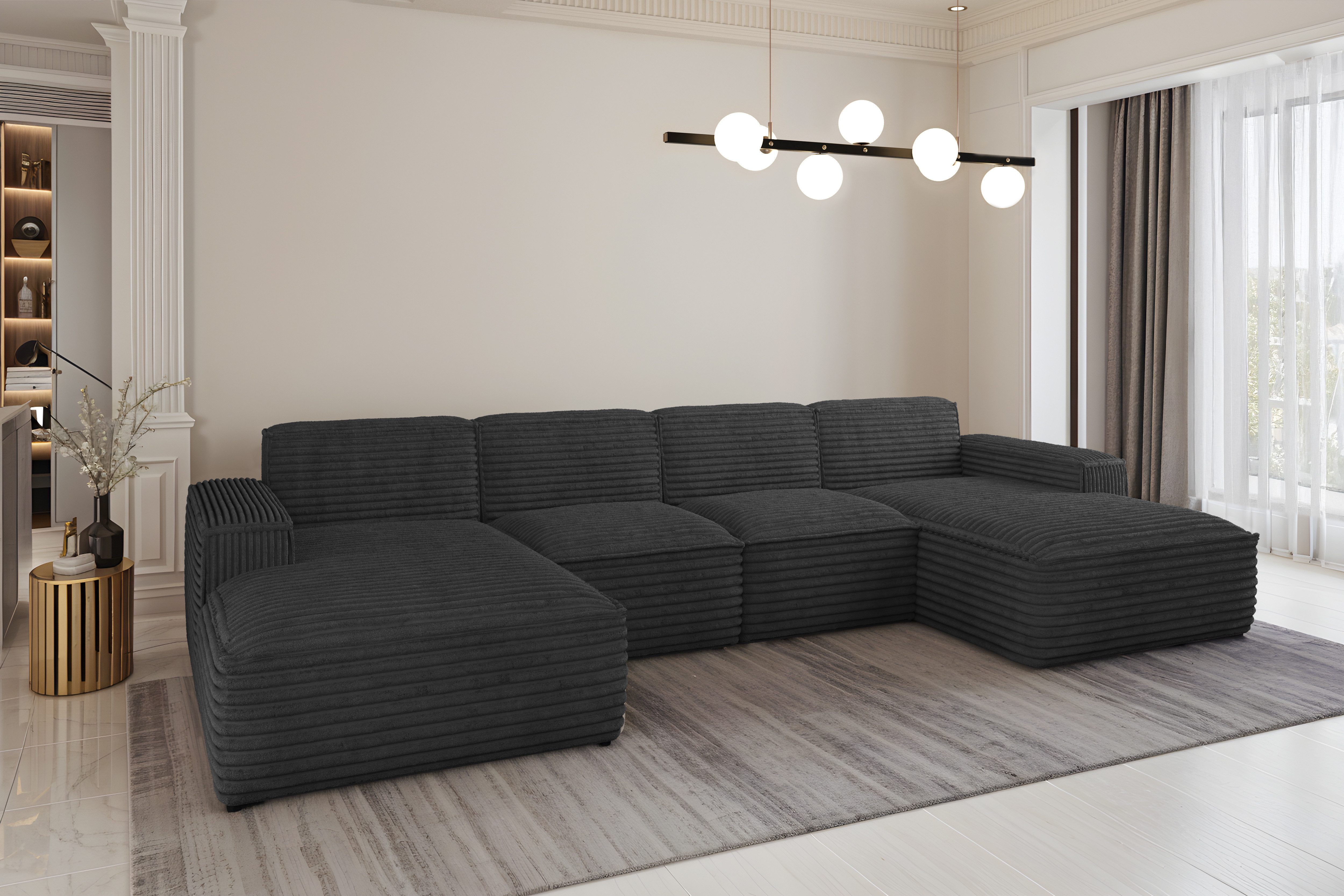 Kaiser Möbel Ecksofa Eckcouch U form, günstig online kaufen