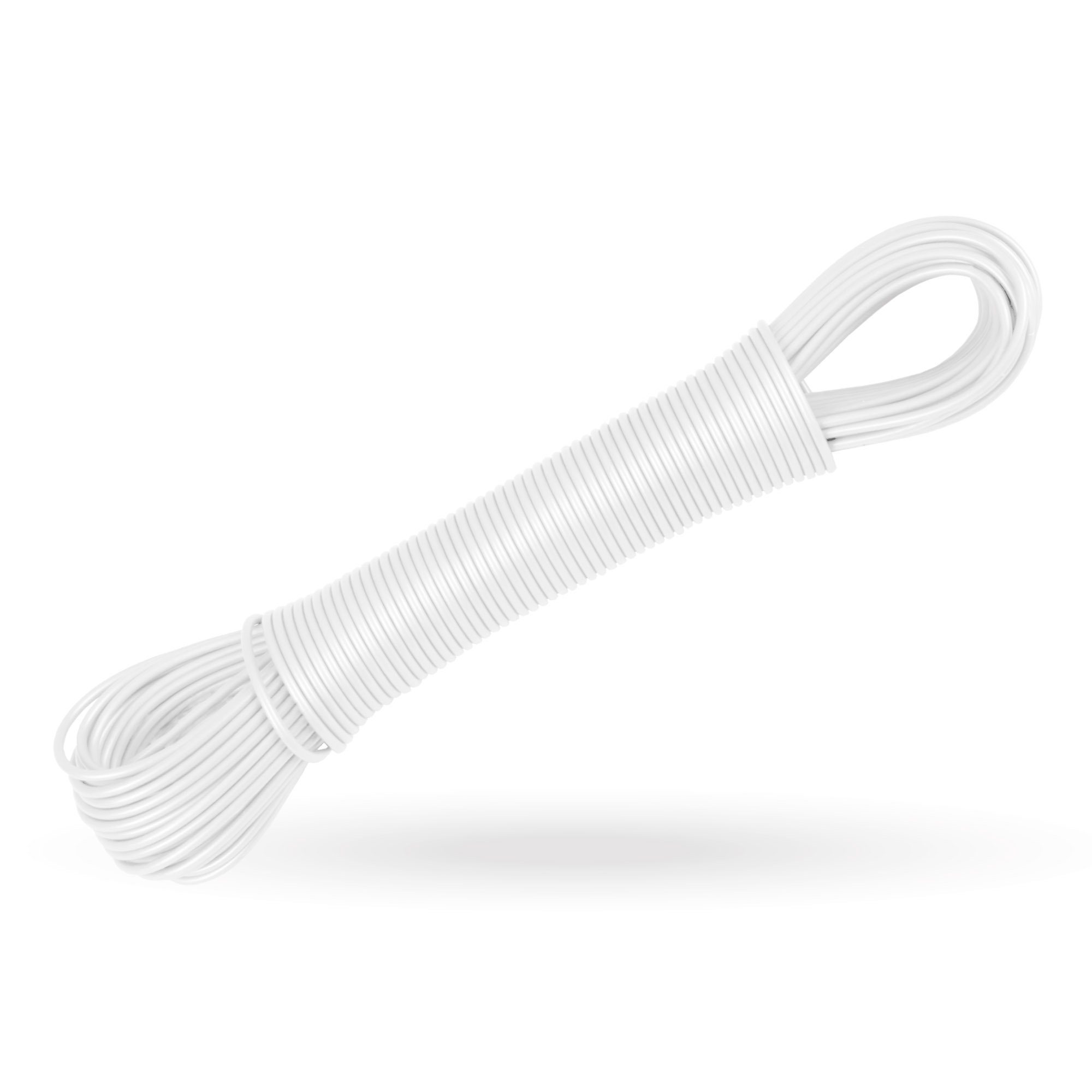 Bestlivings Wand-Wäscheleine 06827 Wäschetrockner, Wäscheschnur Trockner Wäscheaufhänger Campingtrockner 20m