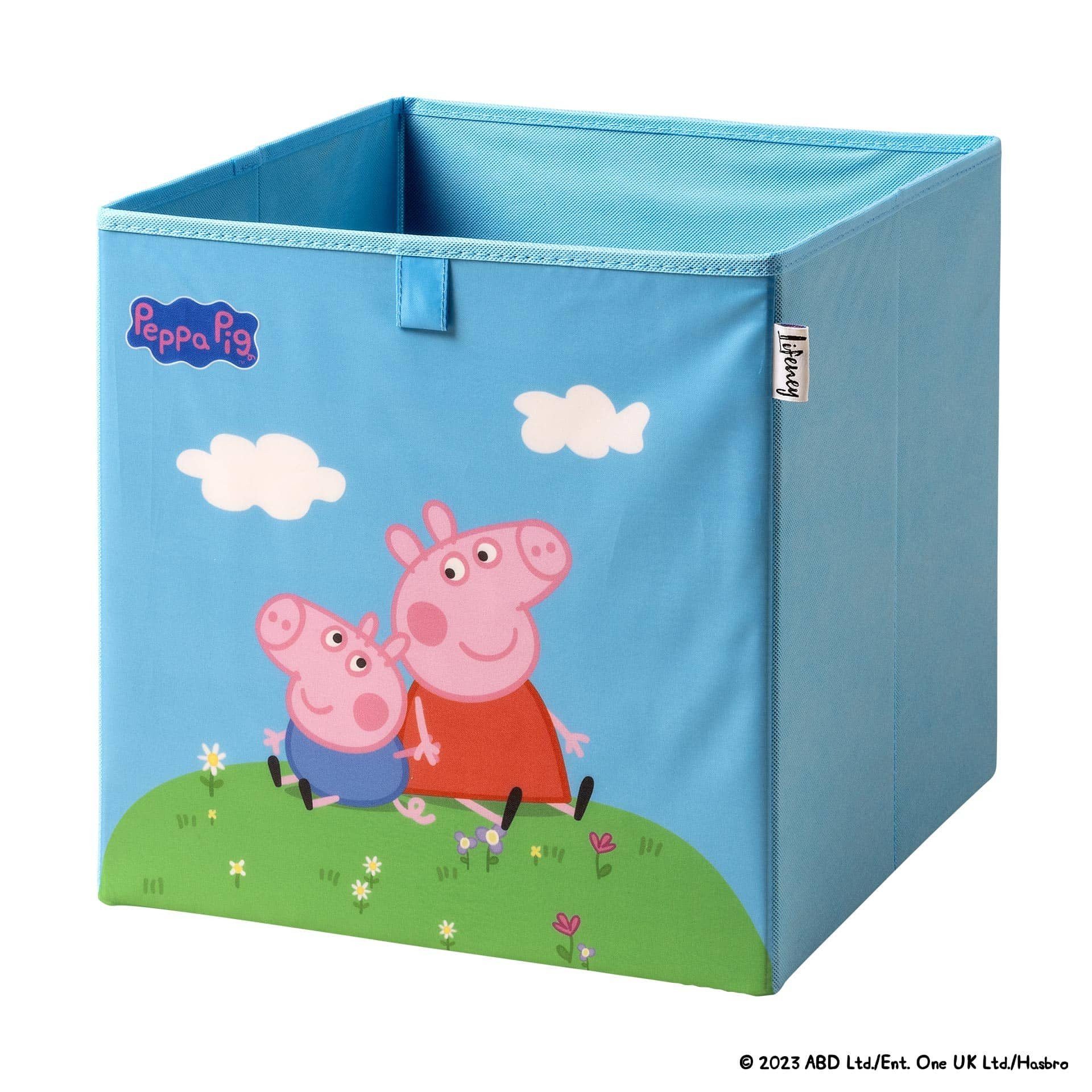 Lifeney Aufbewahrungsbox Peppa Wutz Aufbewahrungsbox – 30 x 30 x 30 cm für Würfelregale