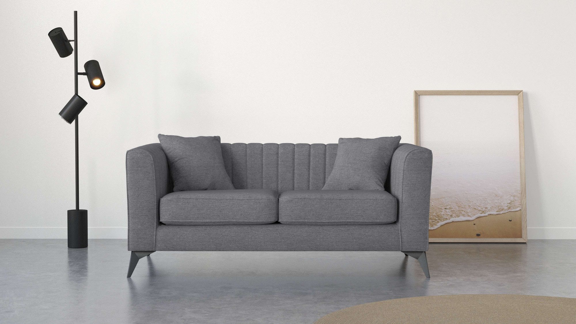 Home affaire 2-Sitzer "MATTHEW elegantes Designsofa, Maße B/T/H: 170/86/74 günstig online kaufen
