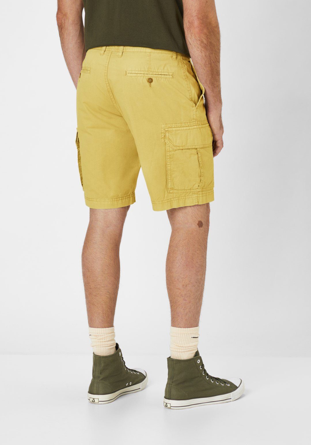 Bermudas Redpoint Cargobermudas Straight-Fit aus Baumwolle CALGARY ocker reiner