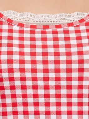 Pussy Deluxe Shorty Red Plaid